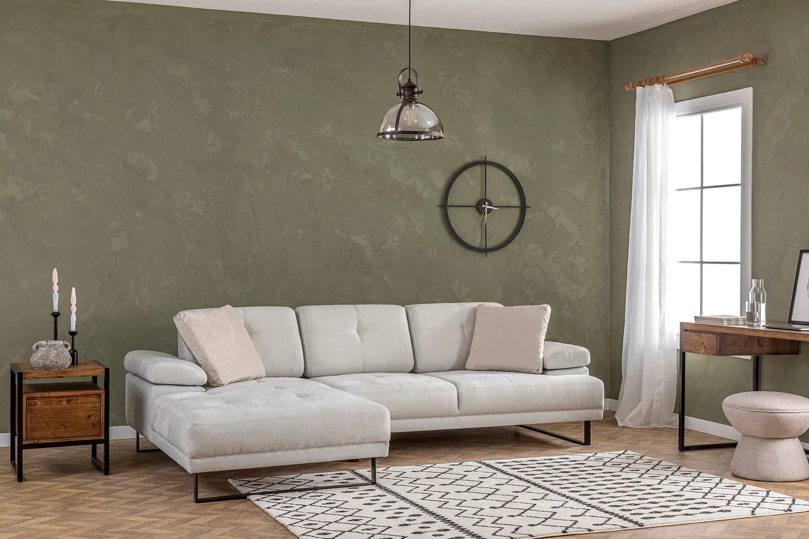Mustang Ecksofa, Linke Seite, 314x174 cm - Image 3