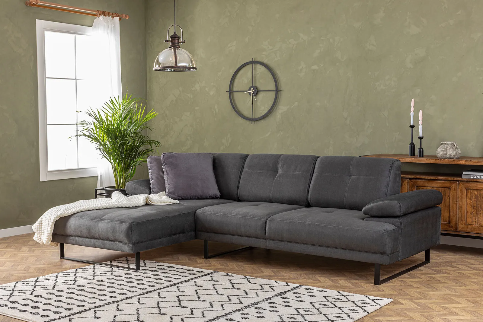 Mustang Ecksofa, Linke Seite, 314x174 cm - Image 34