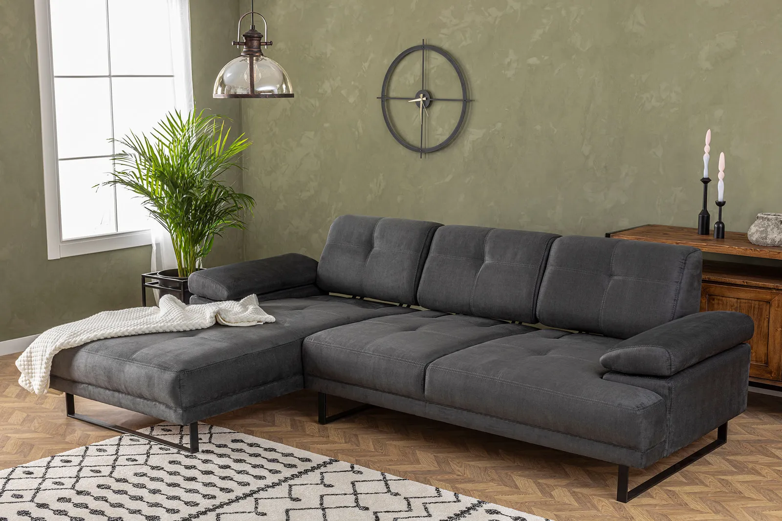 Mustang Ecksofa, Linke Seite, 314x174 cm - Image 36