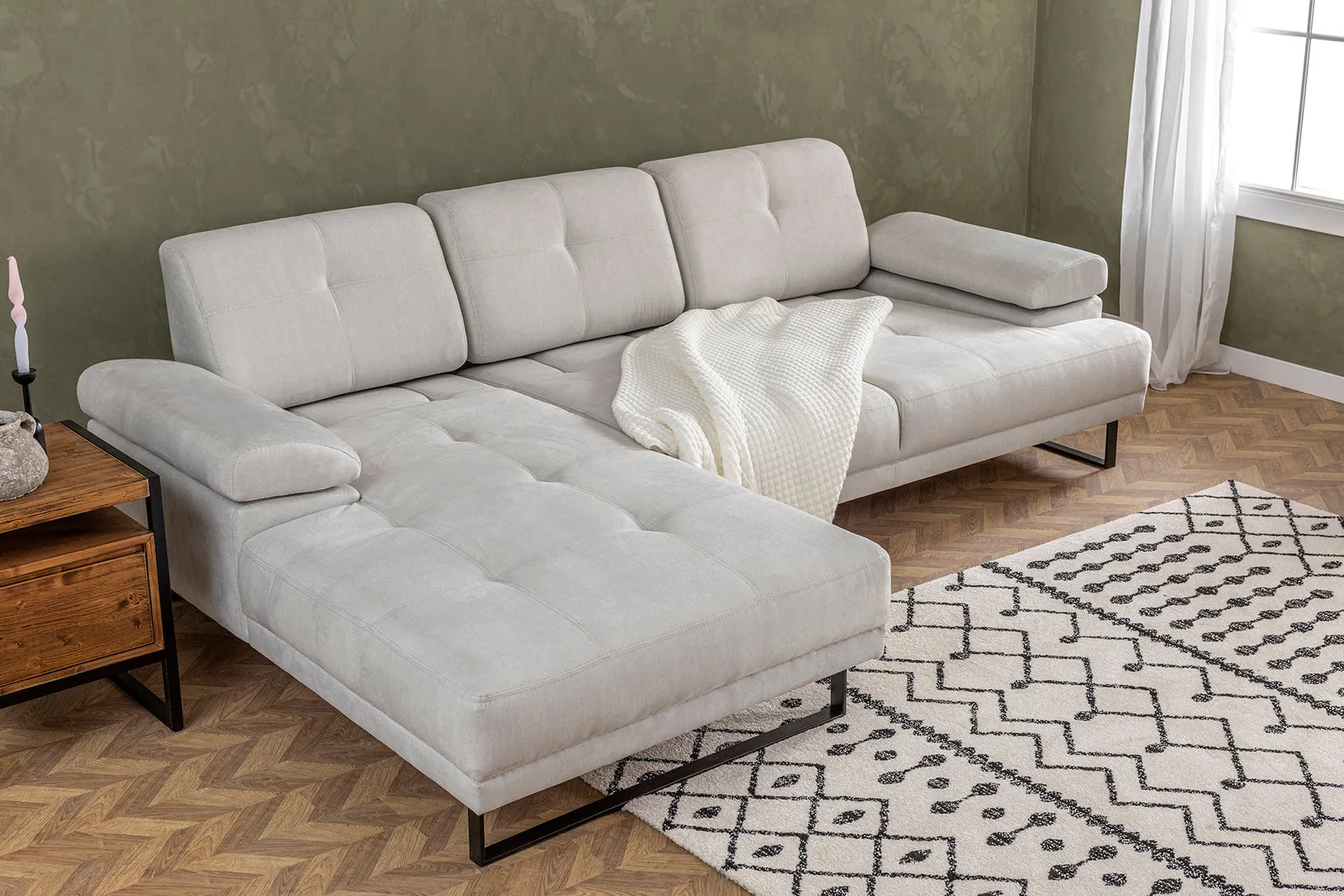 Mustang Ecksofa, Linke Seite, 314x174 cm - Image 4