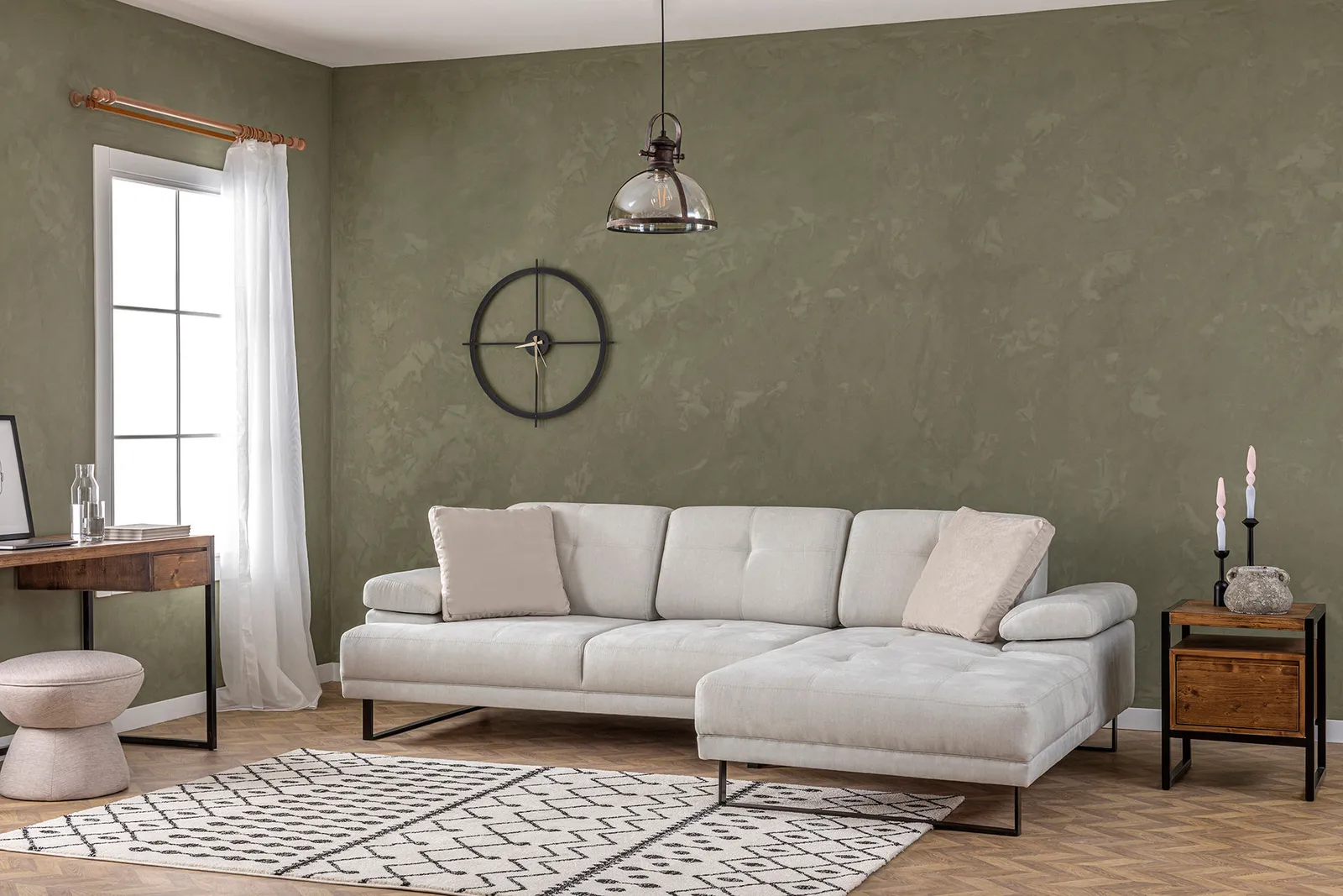 Mustang Ecksofa, Rechte Seite, 314x174 cm - Image 3