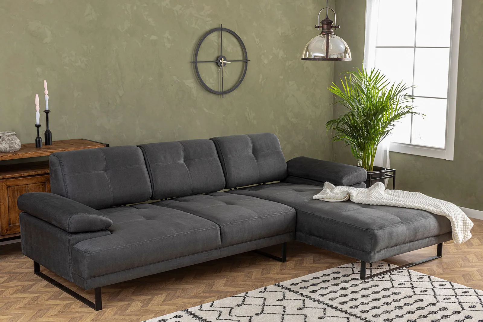 Mustang Ecksofa, Rechte Seite, 314x174 cm - Image 31