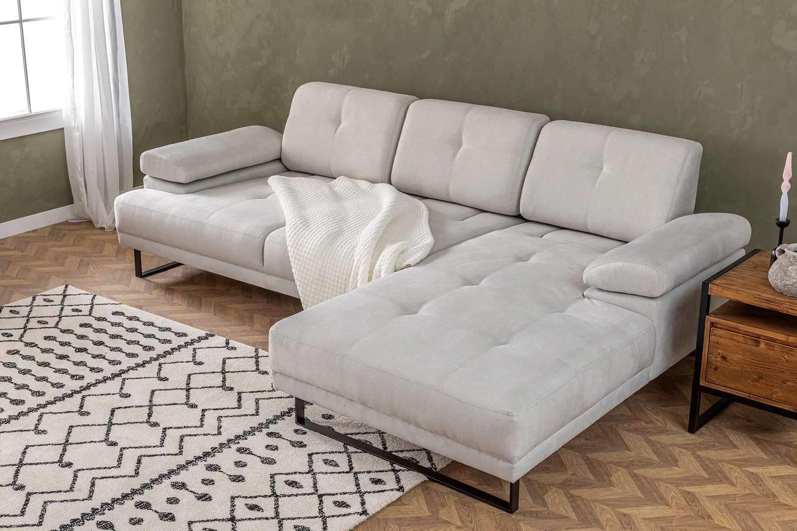 Mustang Ecksofa, Rechte Seite, 314x174 cm - Image 4