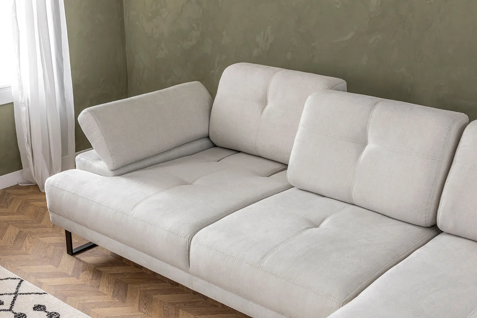 Mustang Ecksofa, Rechte Seite, 314x174 cm - Image 6