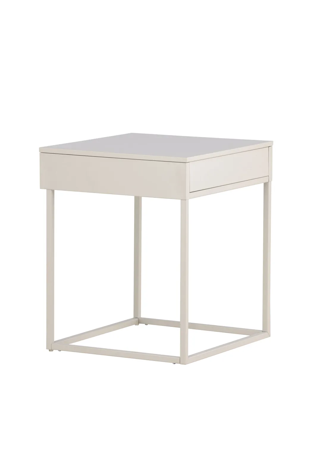 Nachtisch Bakal aus Stahl in beige, 43x41x50 cm - Image 9