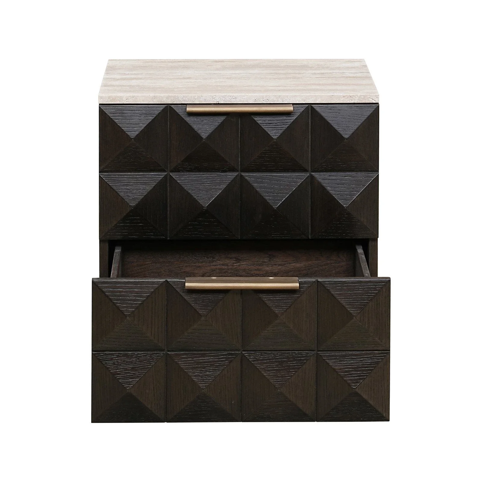 Nachttisch Claremont in braun, 53x44 cm - Image 2