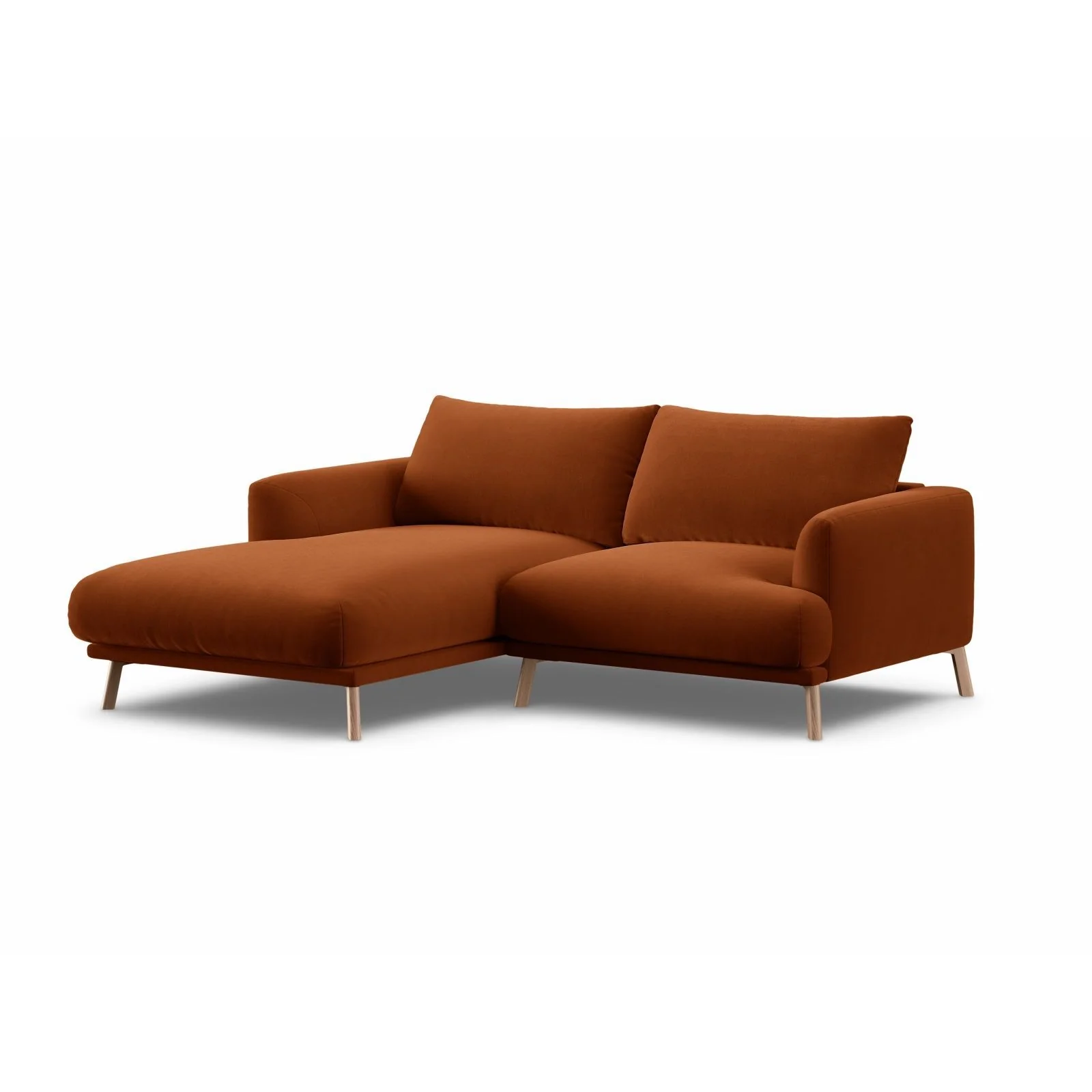 Naomi 3-Sitzer Ecksofa, Linke Seite, aus Samt oder Strukturstoff, 200x170 cm - Image 52
