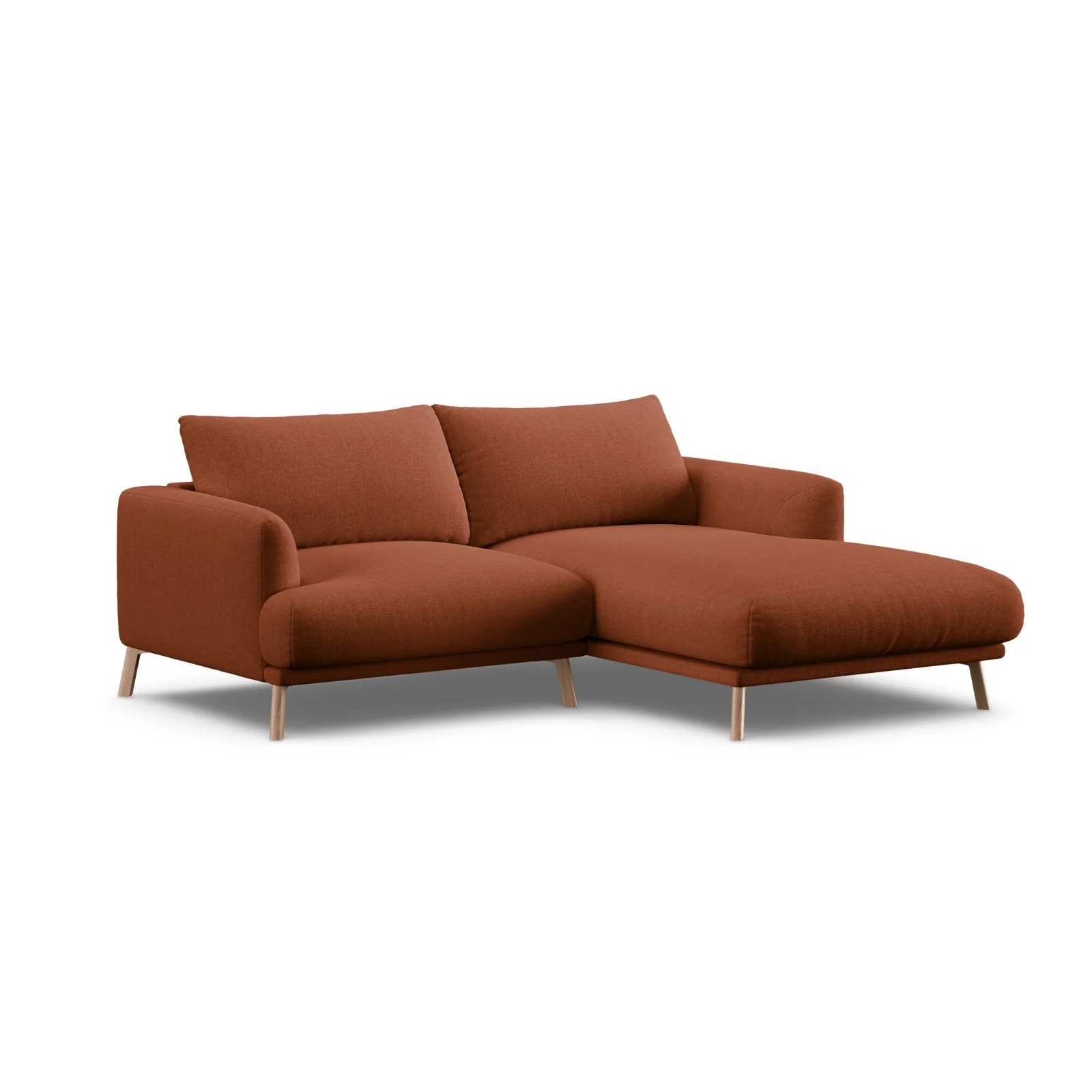Naomi 3-Sitzer Ecksofa, Rechte Seite, aus Samt oder Strukturstoff, 200x170 cm - Image 16