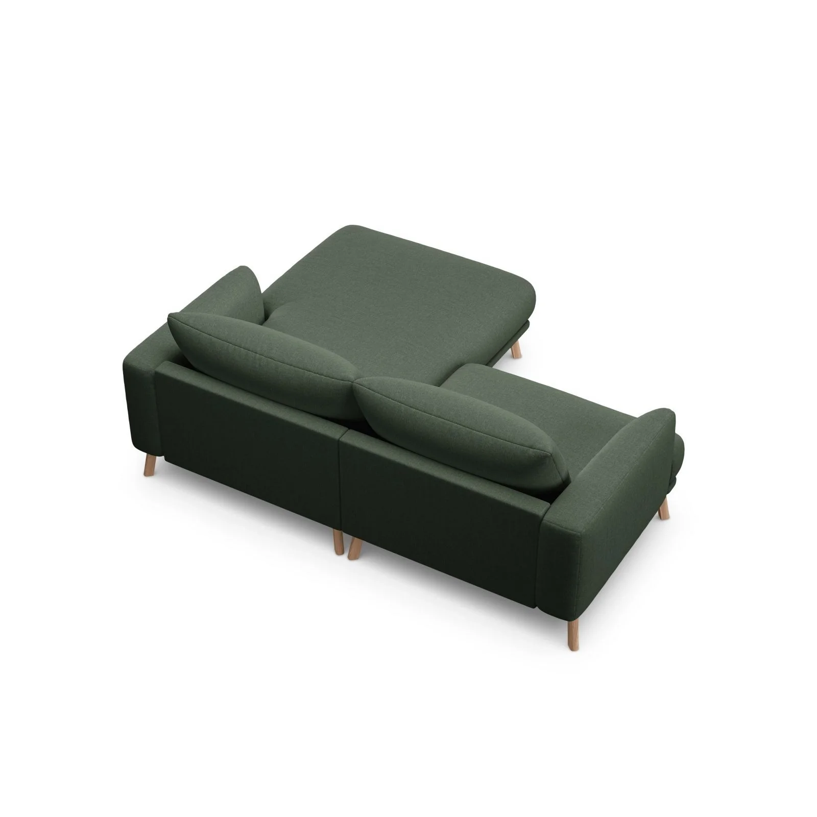 Naomi 3-Sitzer Ecksofa, Rechte Seite, aus Samt oder Strukturstoff, 200x170 cm - Image 23