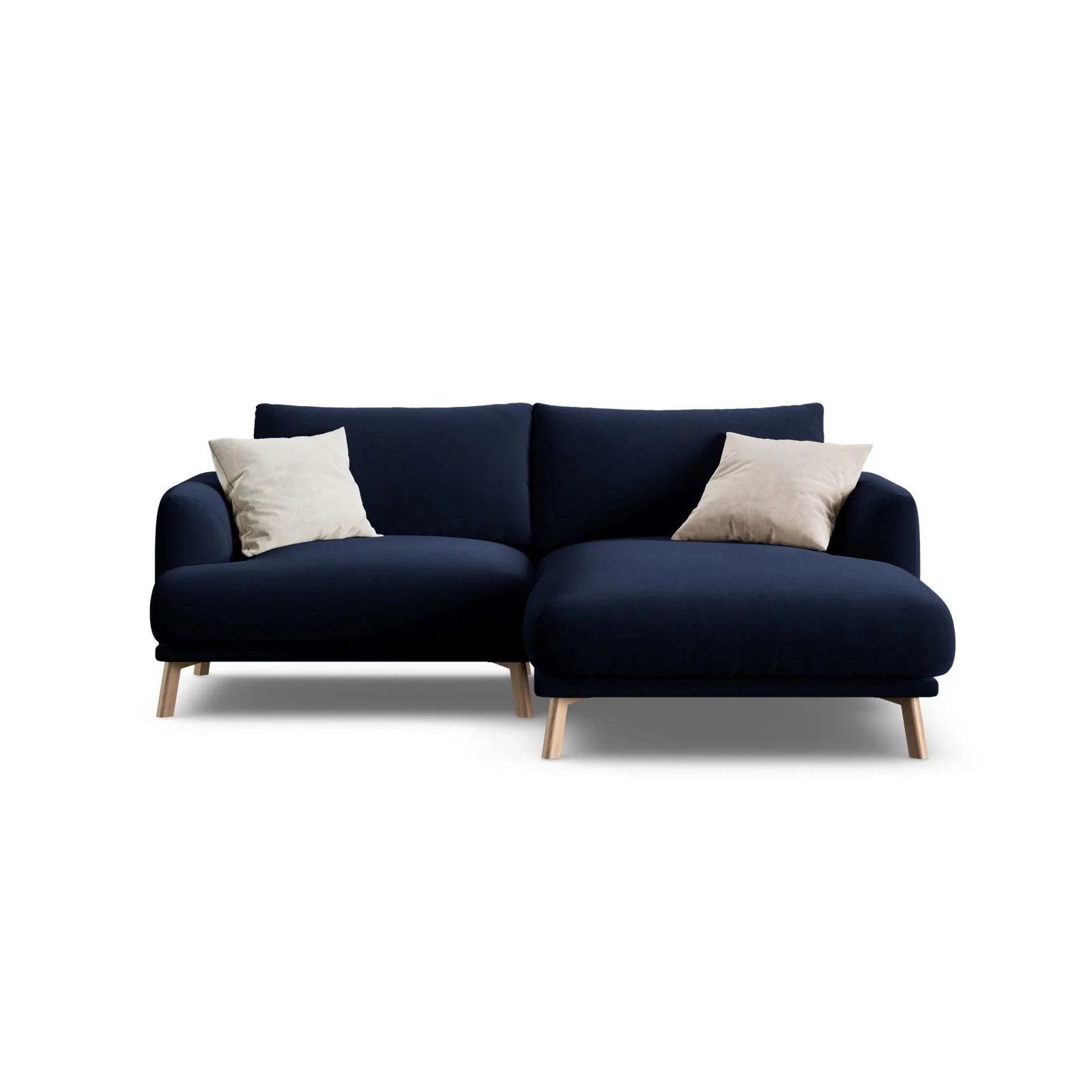 Naomi 3-Sitzer Ecksofa, Rechte Seite, aus Samt oder Strukturstoff, 200x170 cm - Image 31