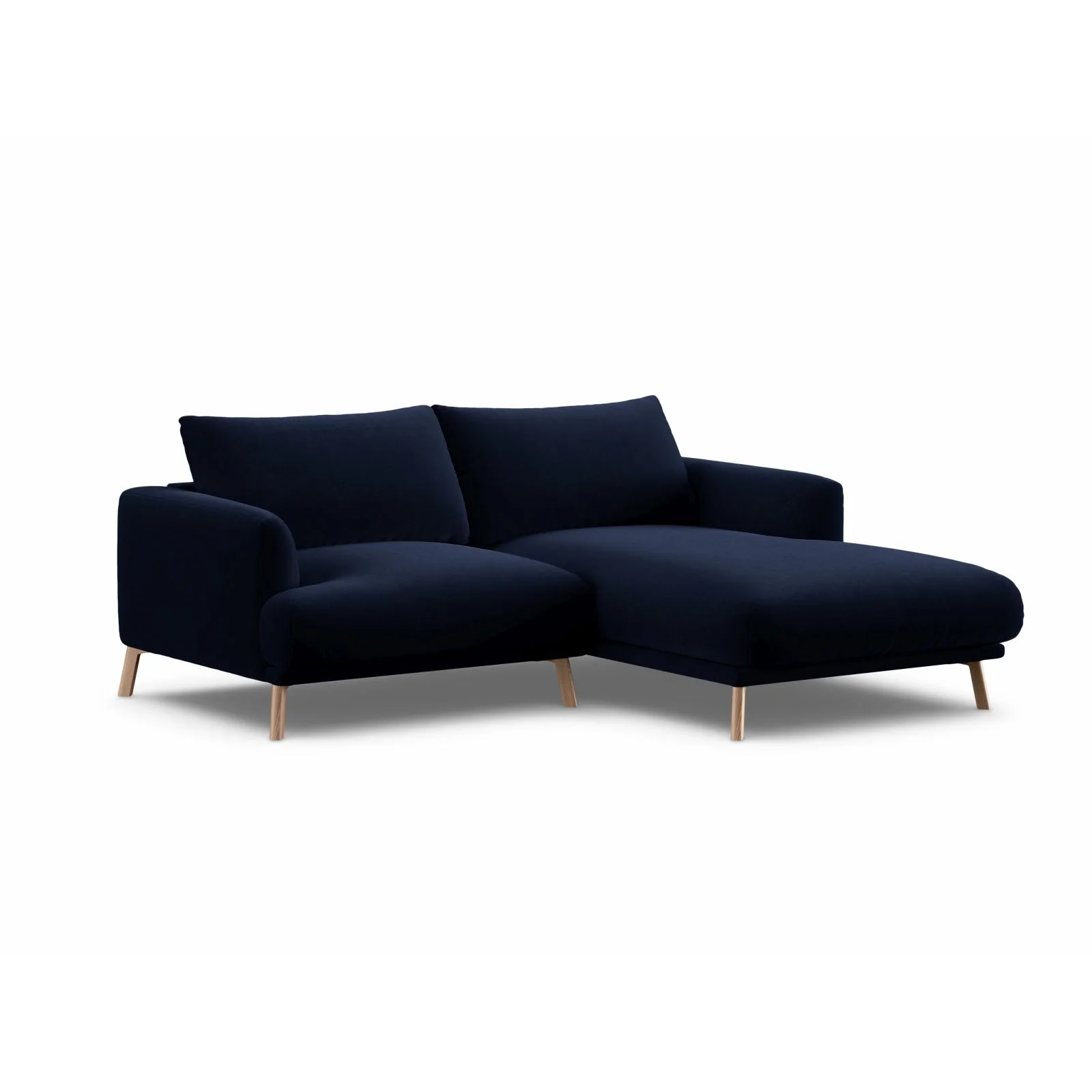Naomi 3-Sitzer Ecksofa, Rechte Seite, aus Samt oder Strukturstoff, 200x170 cm - Image 34