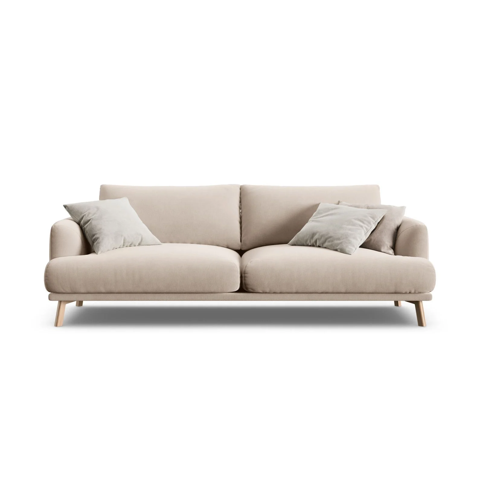 Naomi 3-Sitzer Sofa aus Samt oder Strukturstoff, 200x95 cm - Image 25