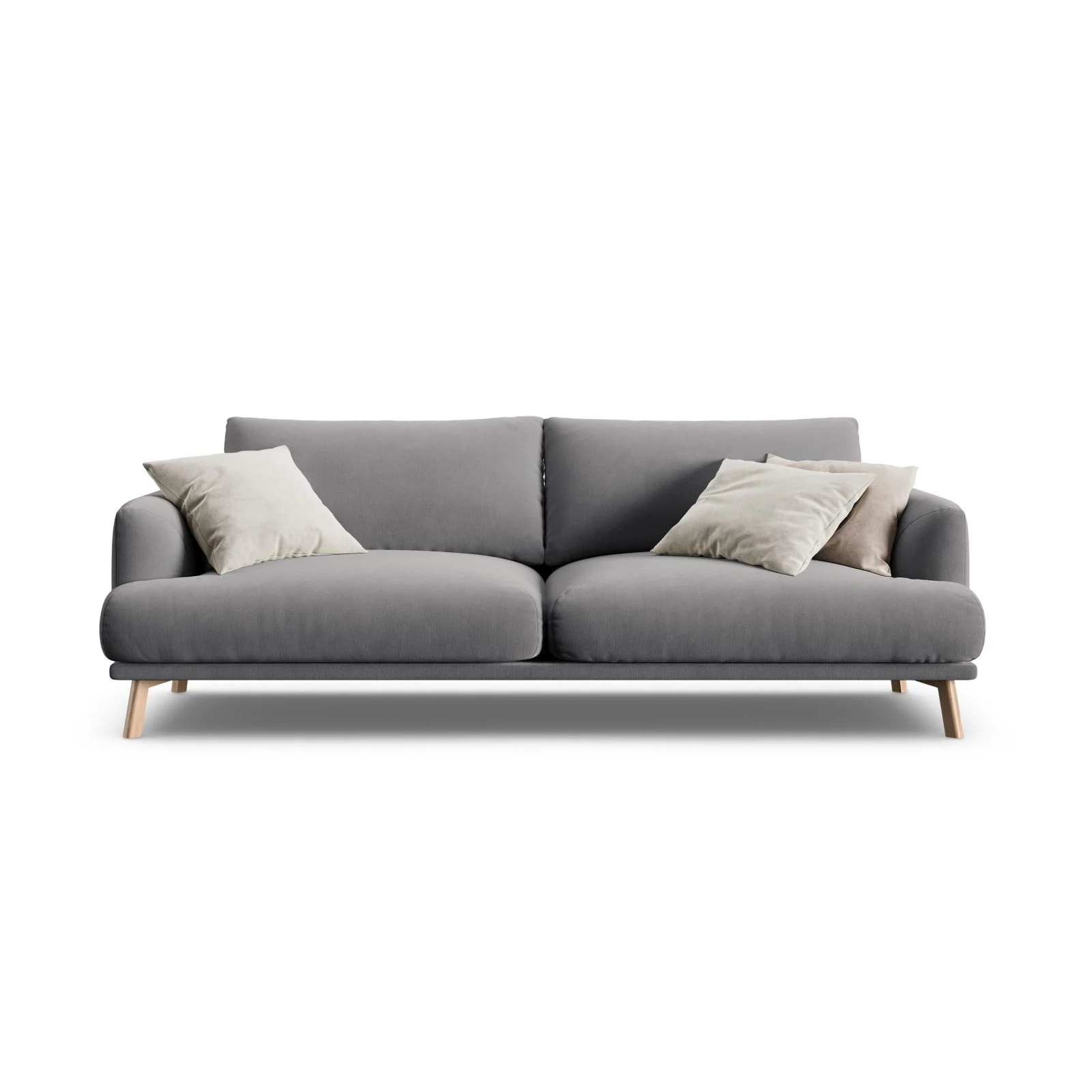 Naomi 3-Sitzer Sofa aus Samt oder Strukturstoff, 200x95 cm - Image 43