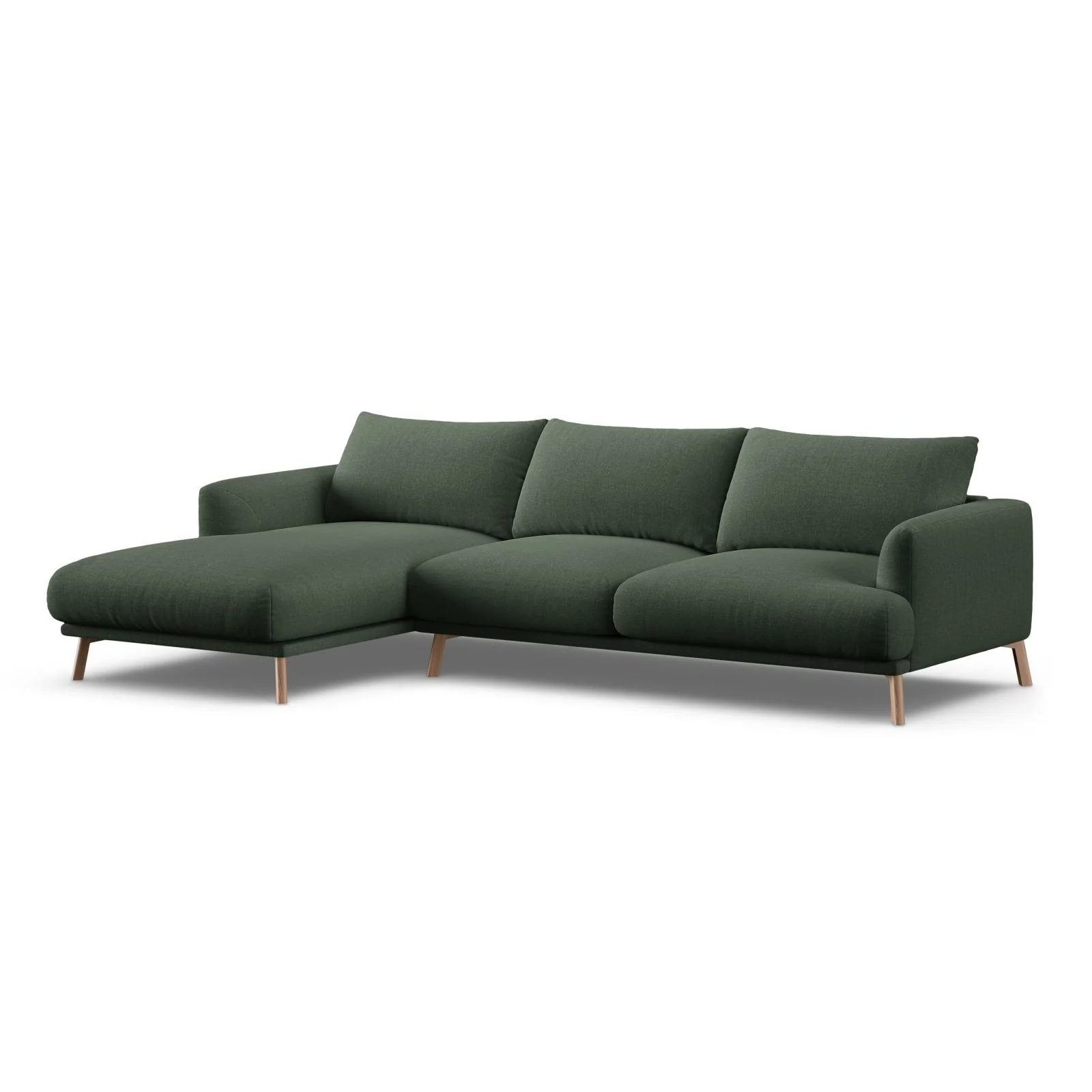 Naomi 4-Sitzer Ecksofa, Linke Seite, aus Samt oder Strukturstoff, 285x170 cm - Image 22