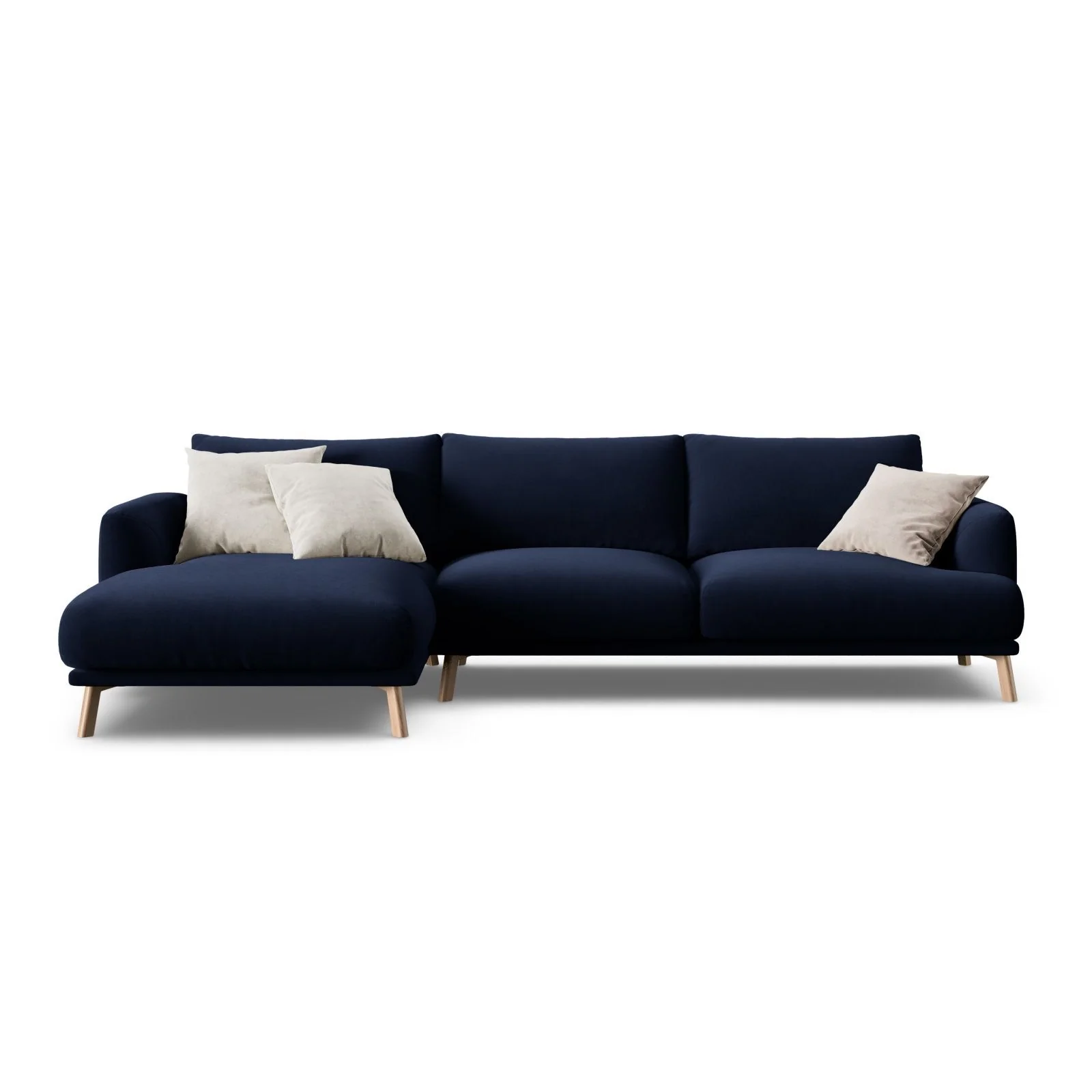 Naomi 4-Sitzer Ecksofa, Linke Seite, aus Samt oder Strukturstoff, 285x170 cm - Image 31