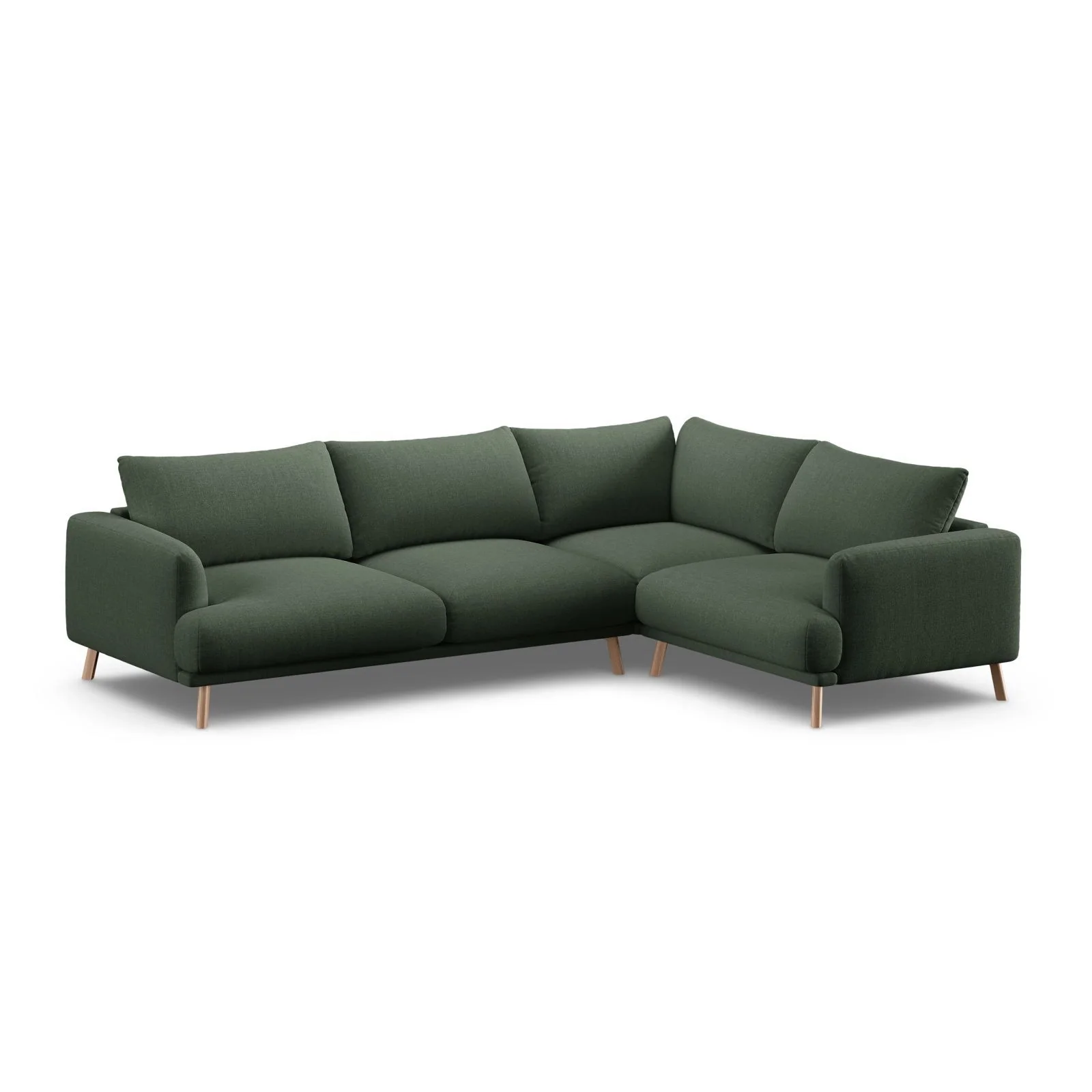 Naomi 4-Sitzer Ecksofa, Rechte Seite, aus Samt oder Strukturstoff, 280x195 cm - Image 22