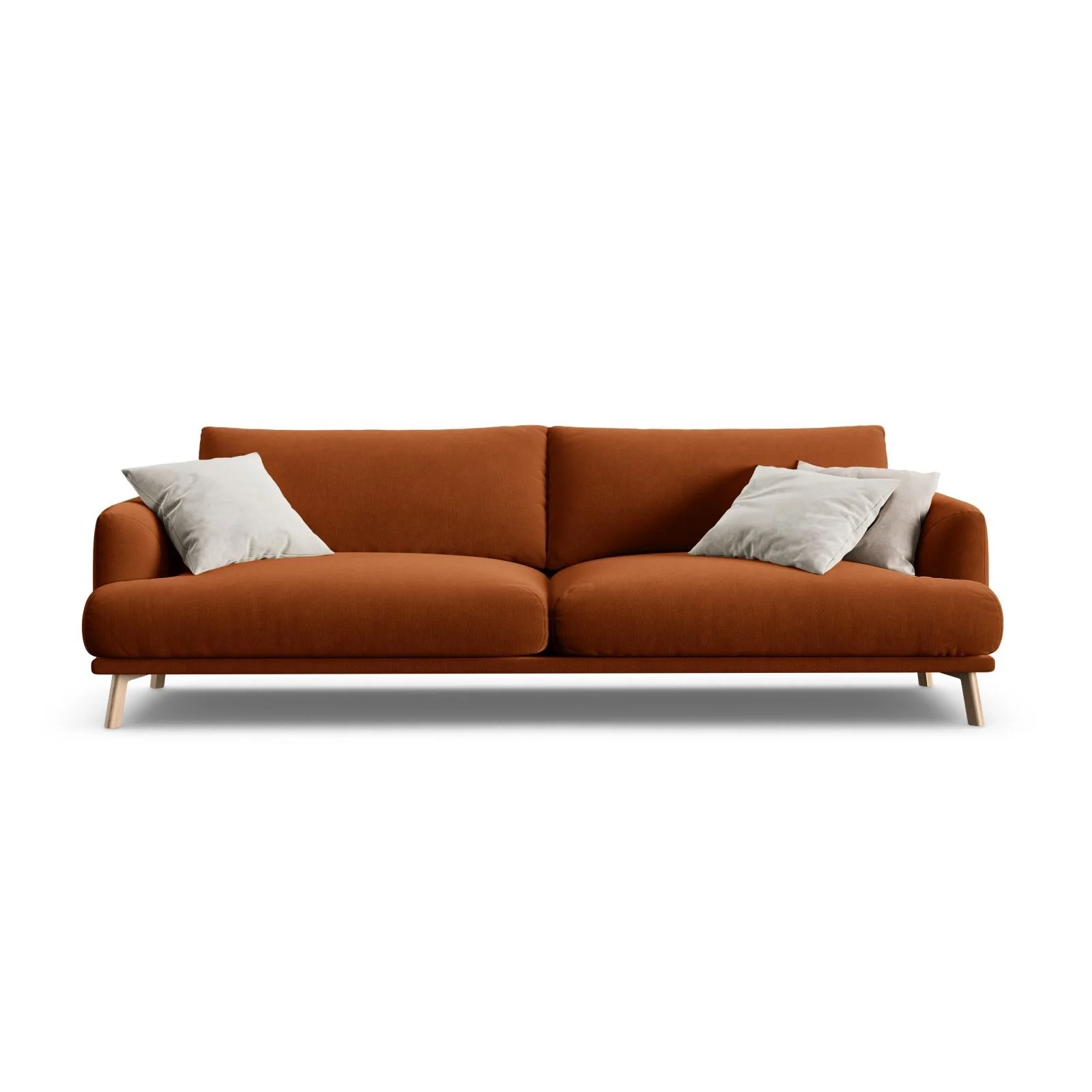 Naomi 4-Sitzer Sofa aus Samt oder Strukturstoff, 230x95 cm - Image 49