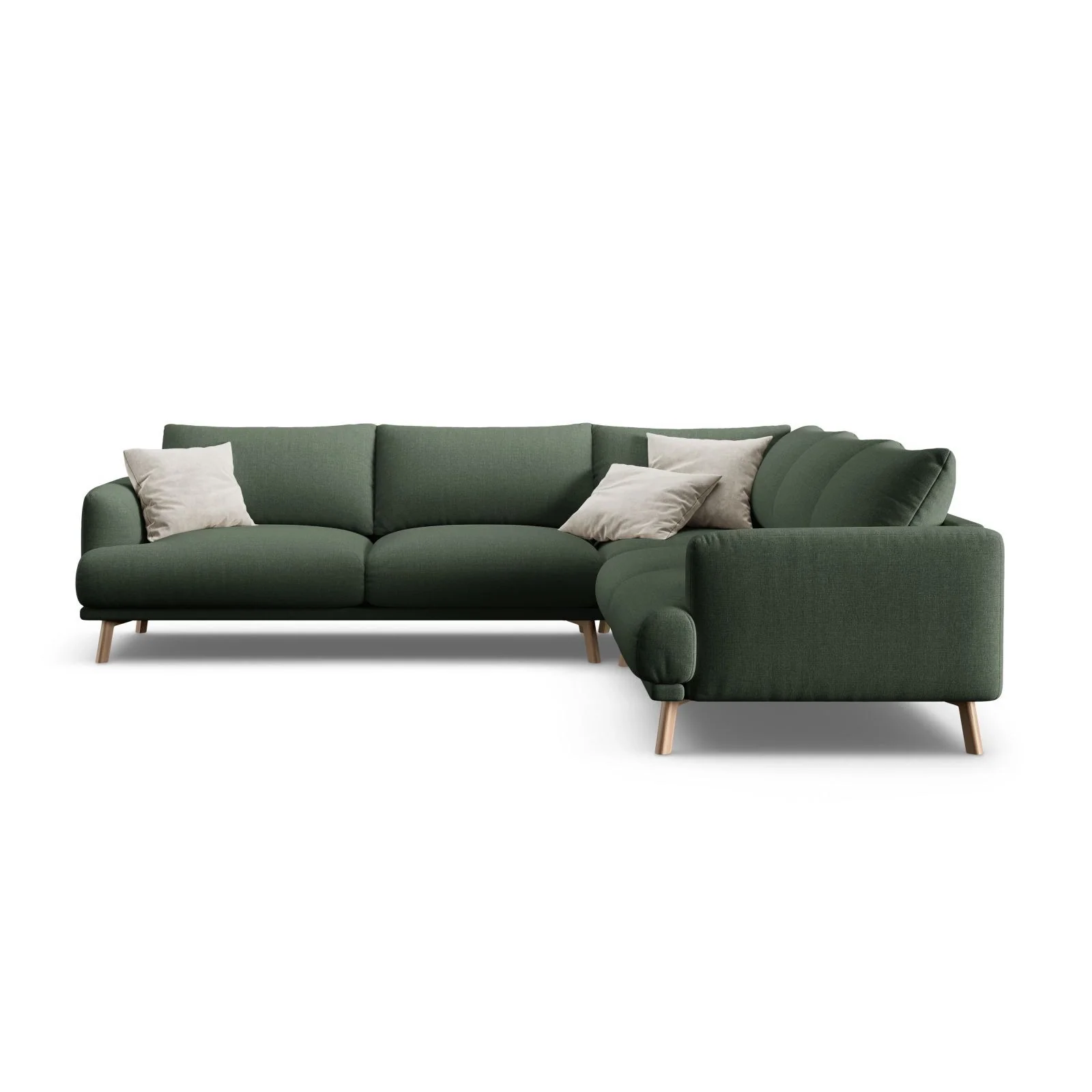 Naomi 5-Sitzer Ecksofa, Symmetrisch, aus Samt oder Strukturstoff, 280x280 cm - Image 19