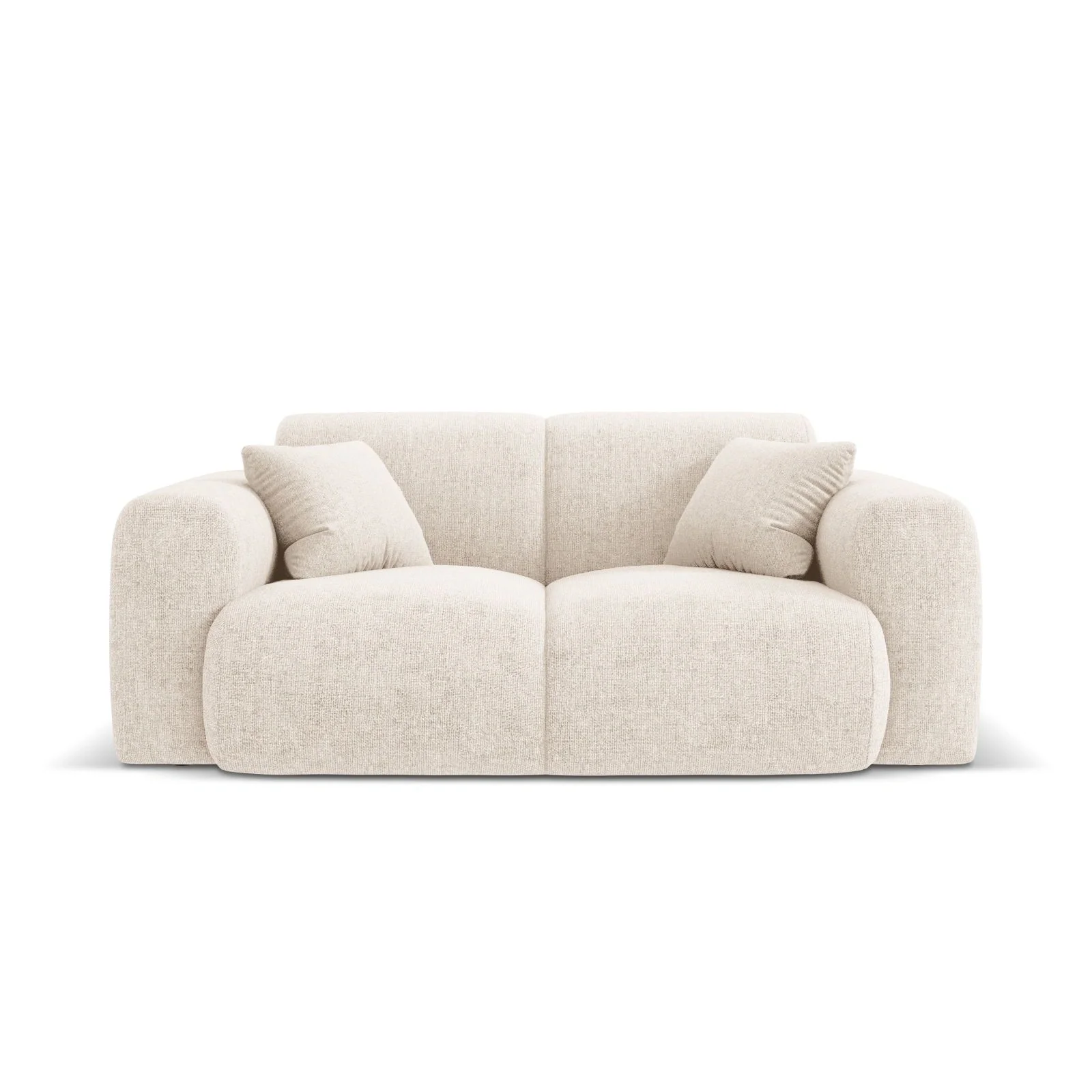 Nolio 2-Sitzer Sofa aus Samt oder Chenille, 170x95 cm