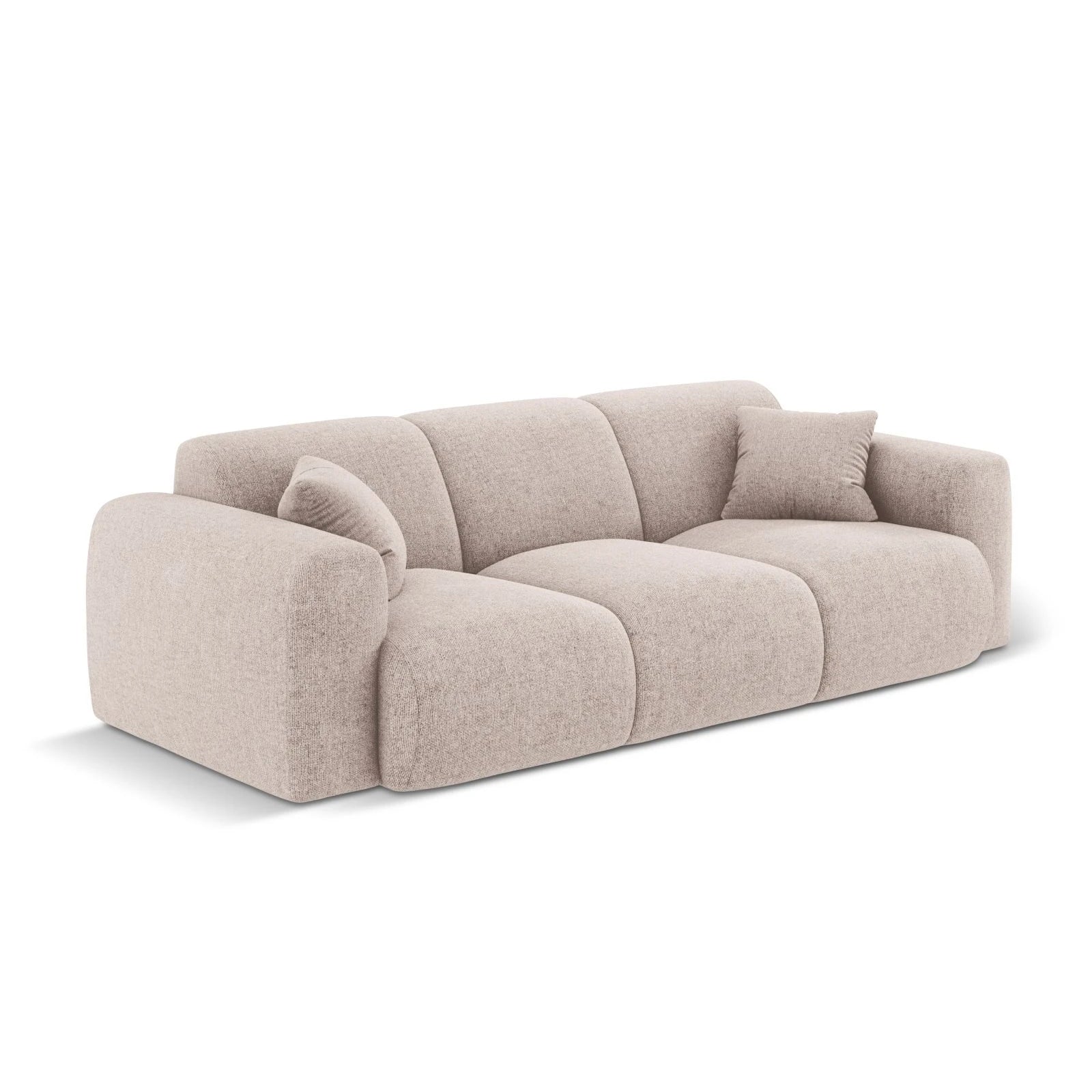 Nolio 3-Sitzer Sofa aus Samt oder Chenille, 235x95x72 cm - Image 10