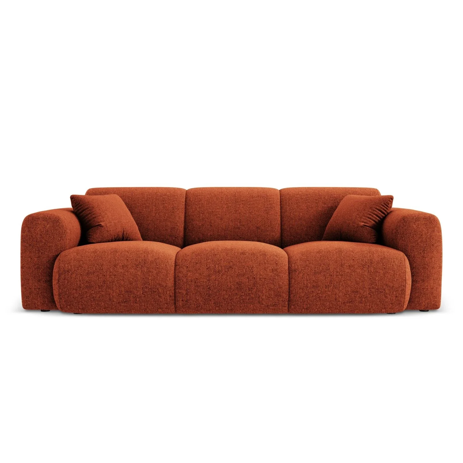 Nolio 3-Sitzer Sofa aus Samt oder Chenille, 235x95x72 cm - Image 13