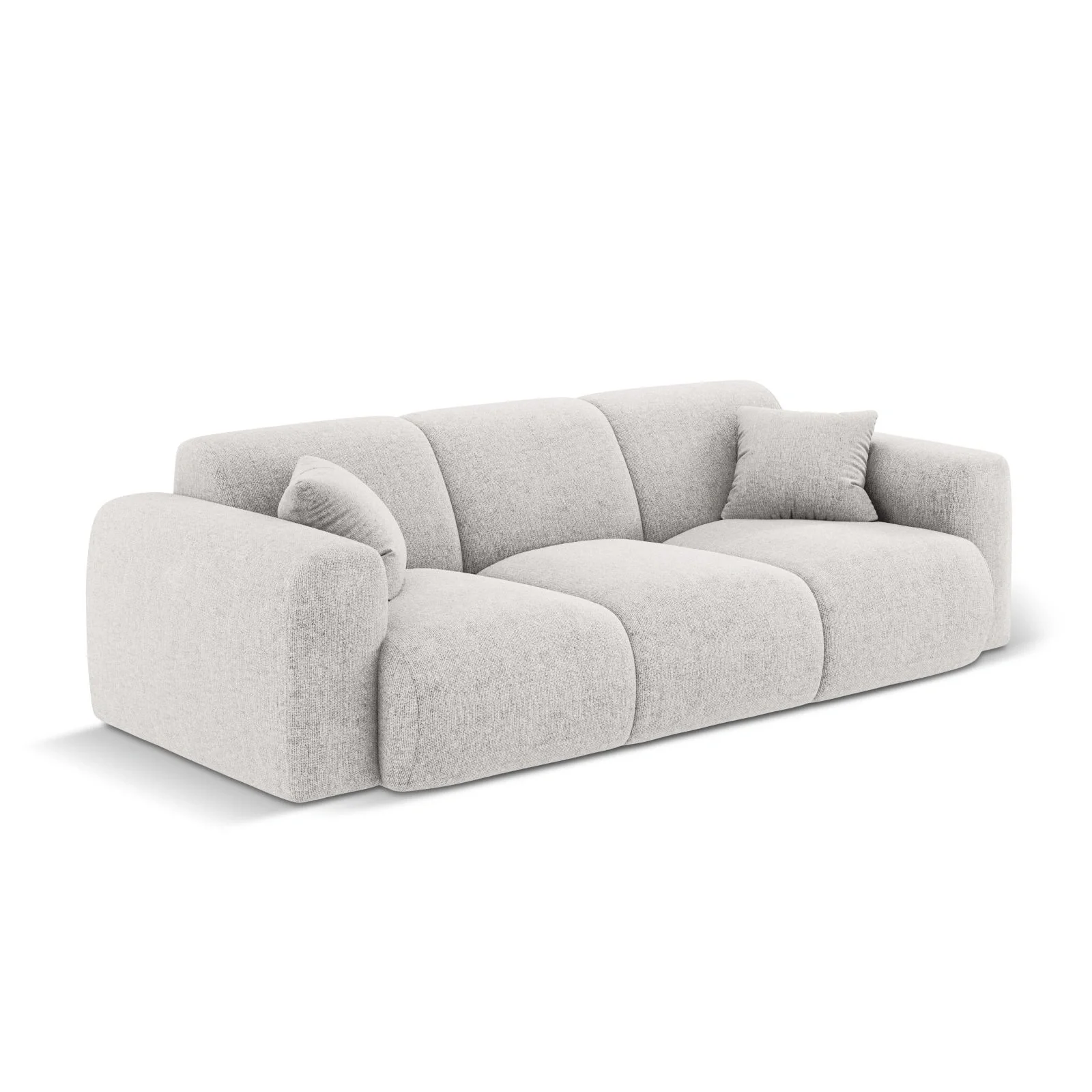 Nolio 3-Sitzer Sofa aus Samt oder Chenille, 235x95x72 cm - Image 40