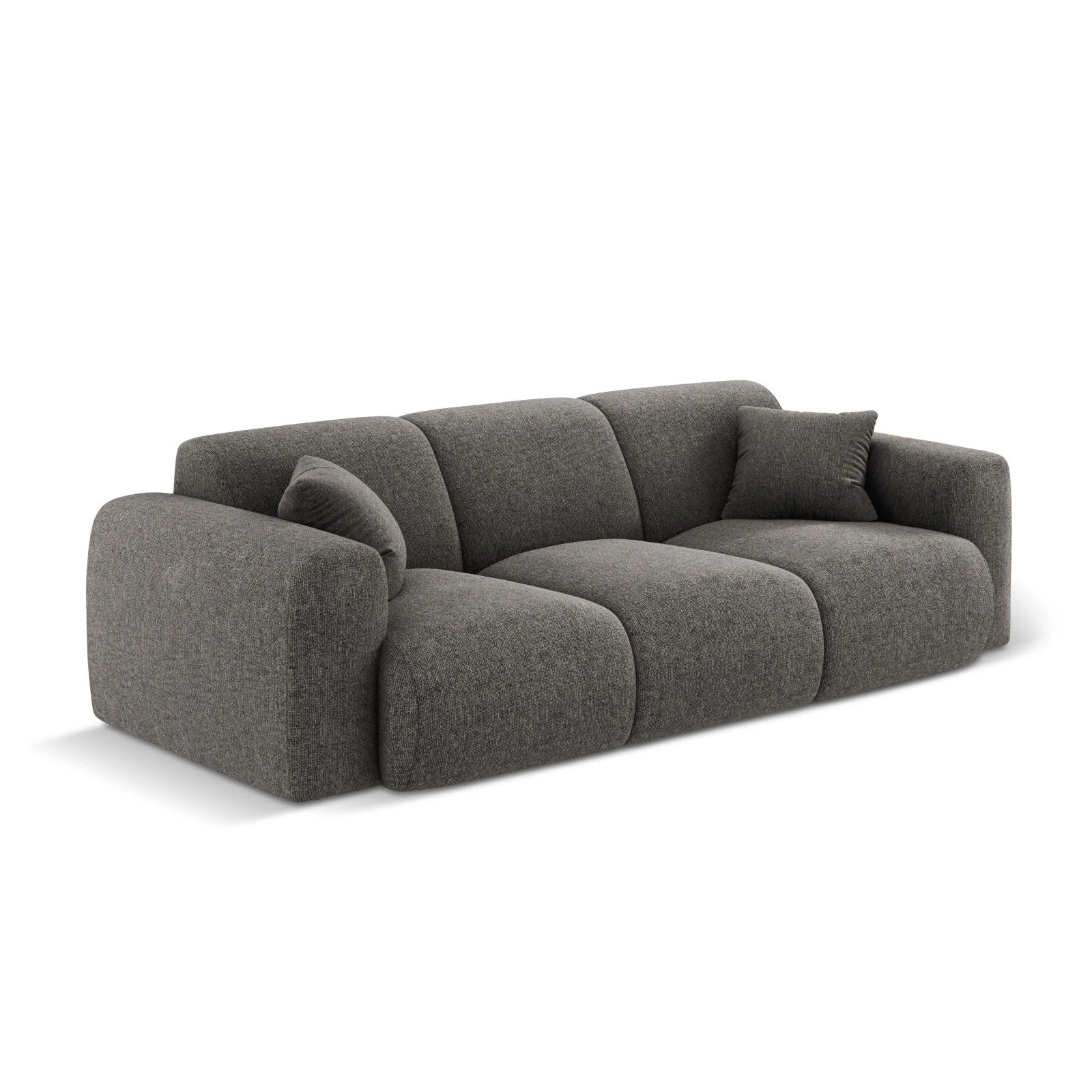 Nolio 3-Sitzer Sofa aus Samt oder Chenille, 235x95x72 cm - Image 46