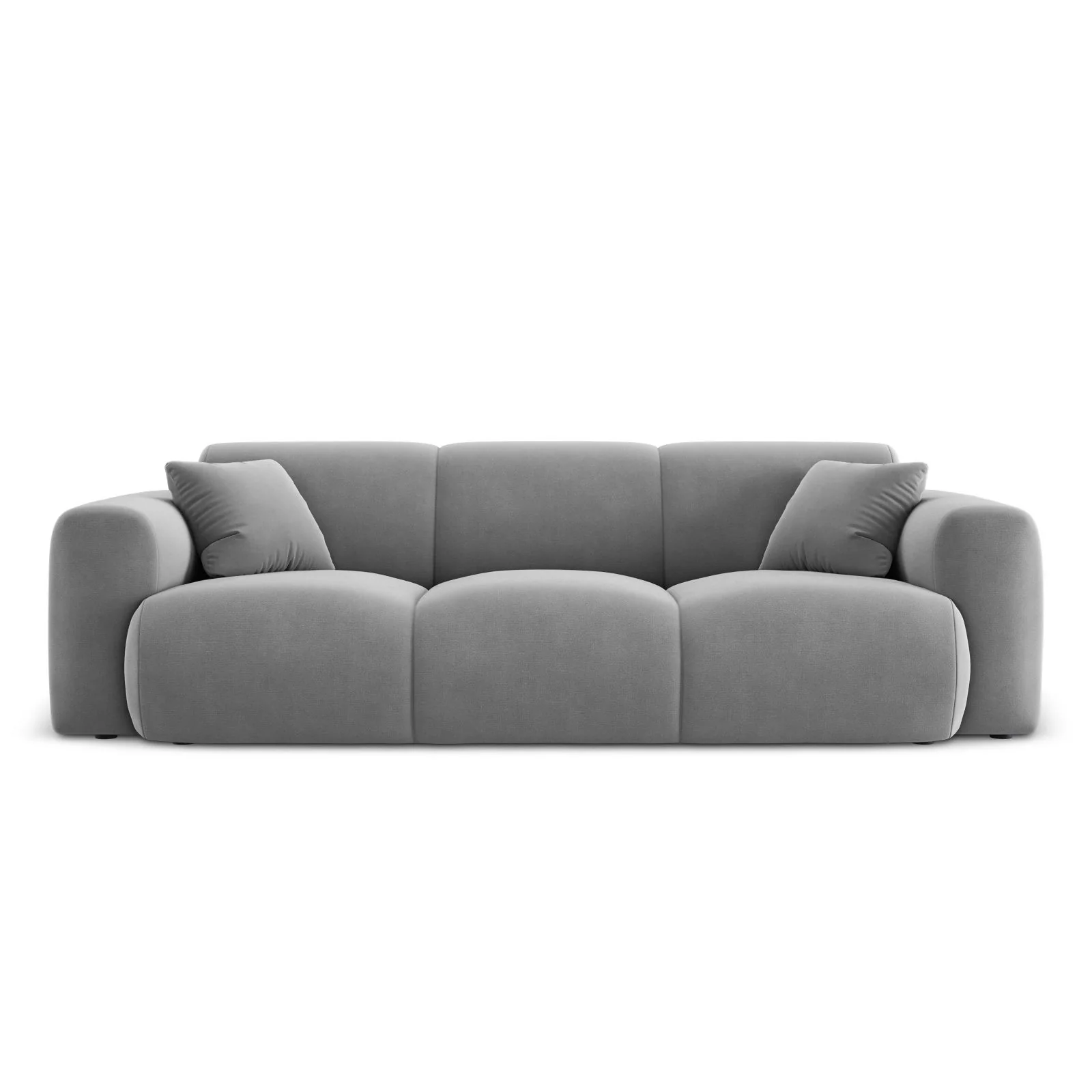 Nolio 3-Sitzer Sofa aus Samt oder Chenille, 235x95x72 cm - Image 61