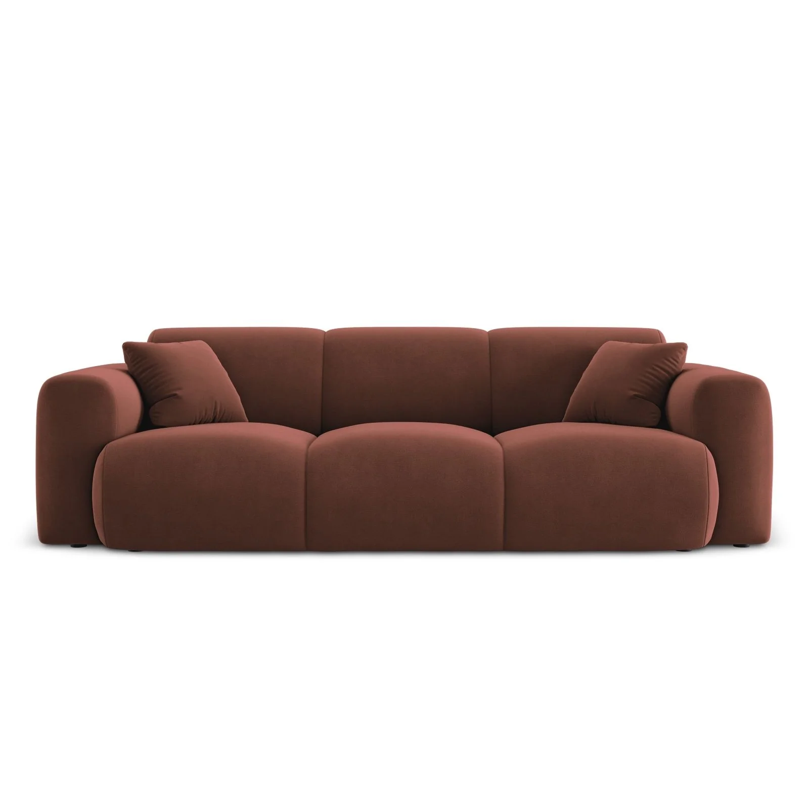 Nolio 3-Sitzer Sofa aus Samt oder Chenille, 235x95x72 cm - Image 73