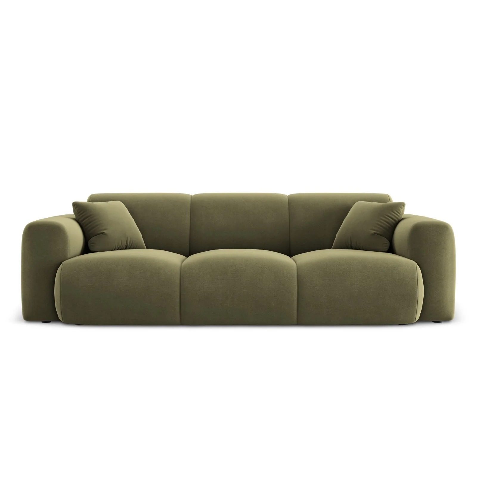 Nolio 3-Sitzer Sofa aus Samt oder Chenille, 235x95x72 cm - Image 79