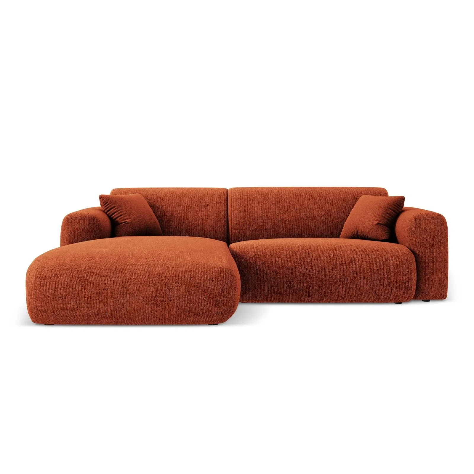 Nolio 4-Sitzer Ecksofa, Linke Seite, aus Samt oder Chenille, 235x170x72 cm - Image 13