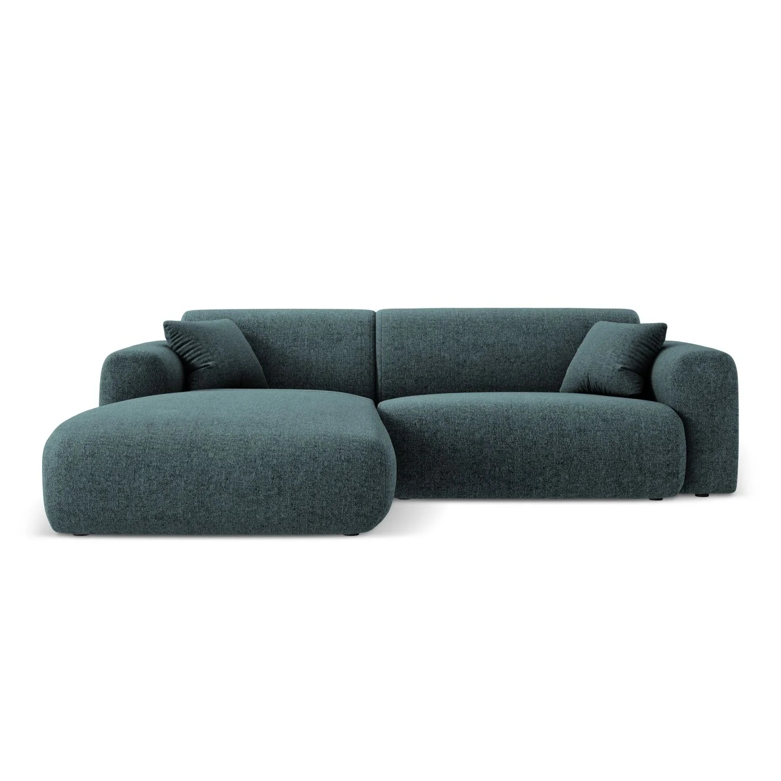 Nolio 4-Sitzer Ecksofa, Linke Seite, aus Samt oder Chenille, 235x170x72 cm - Image 25