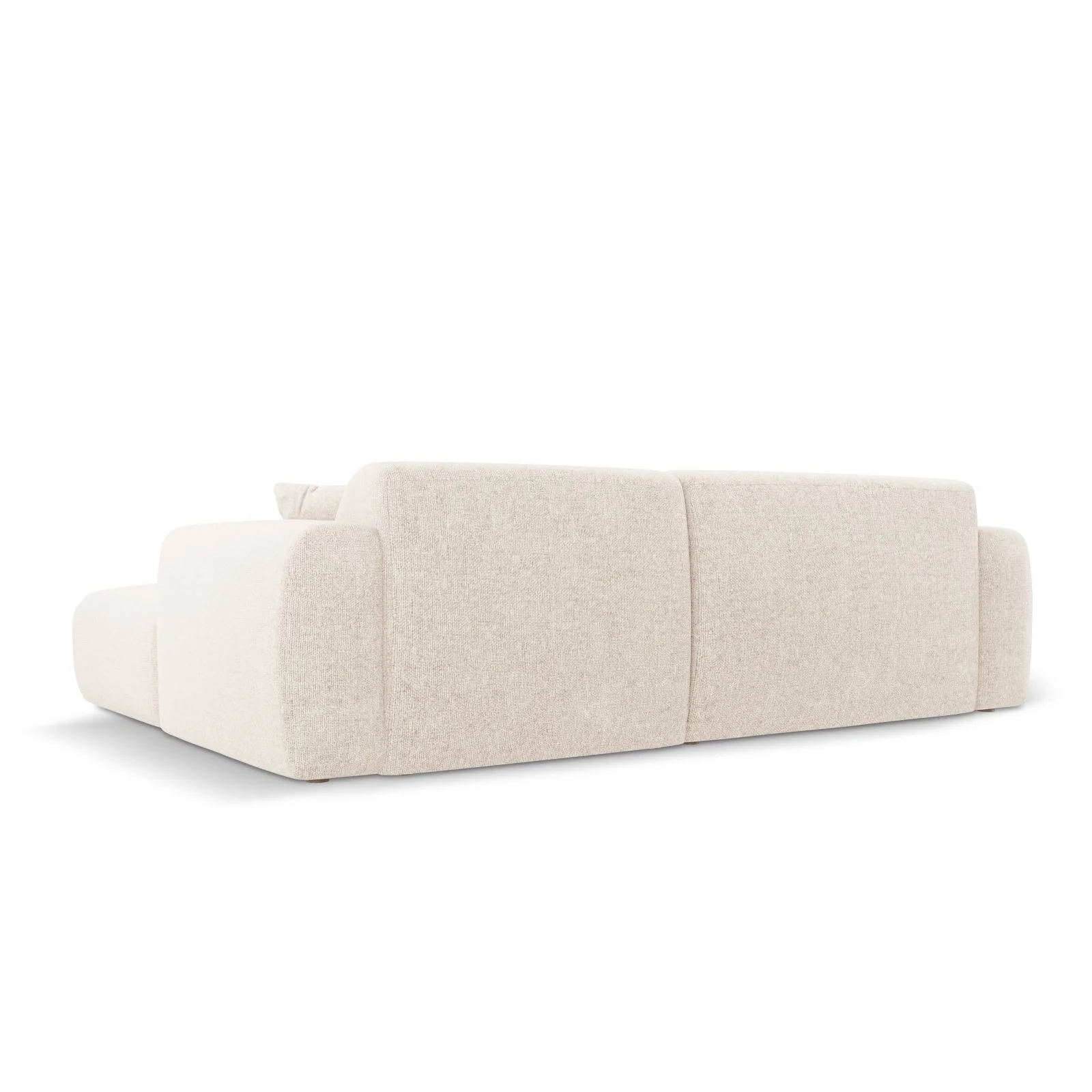 Nolio 4-Sitzer Ecksofa, Linke Seite, aus Samt oder Chenille, 235x170x72 cm - Image 5