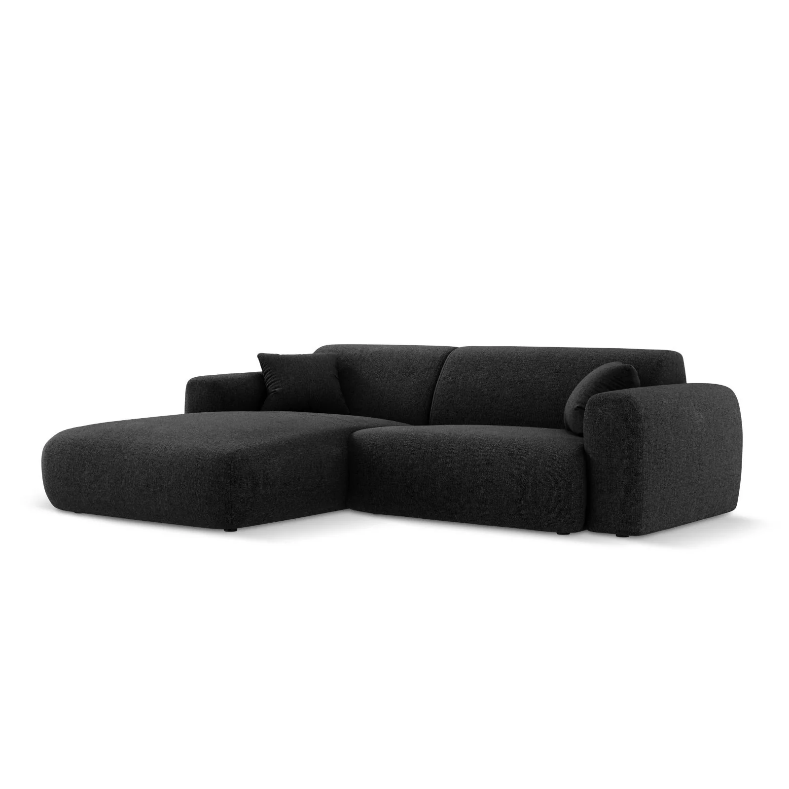 Nolio 4-Sitzer Ecksofa, Linke Seite, aus Samt oder Chenille, 235x170x72 cm - Image 52