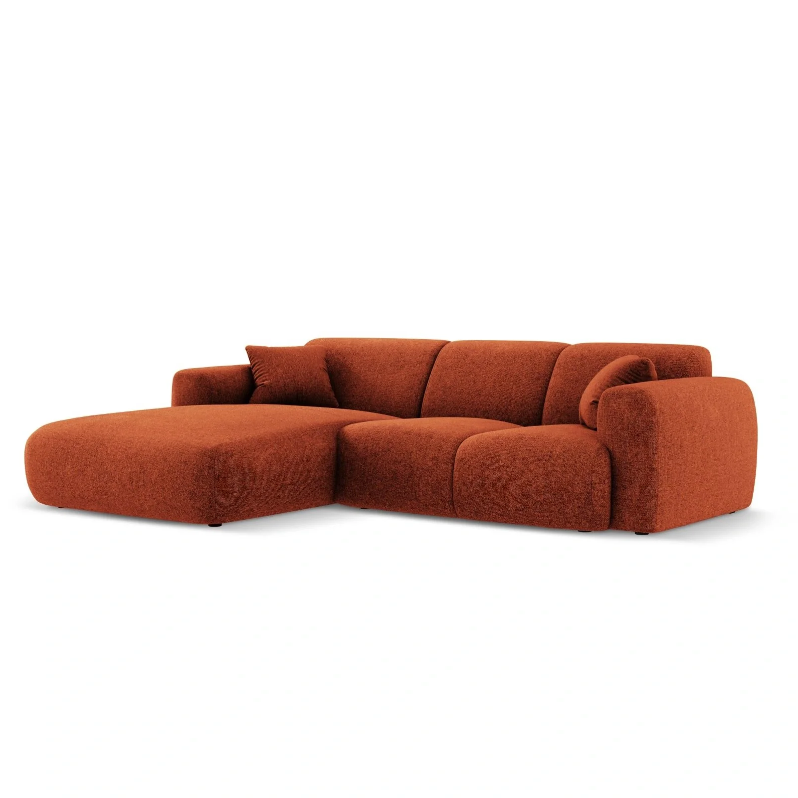 Nolio 4-Sitzer Ecksofa, Linke Seite, aus Samt oder Chenille, 260x170x72 cm - Image 16