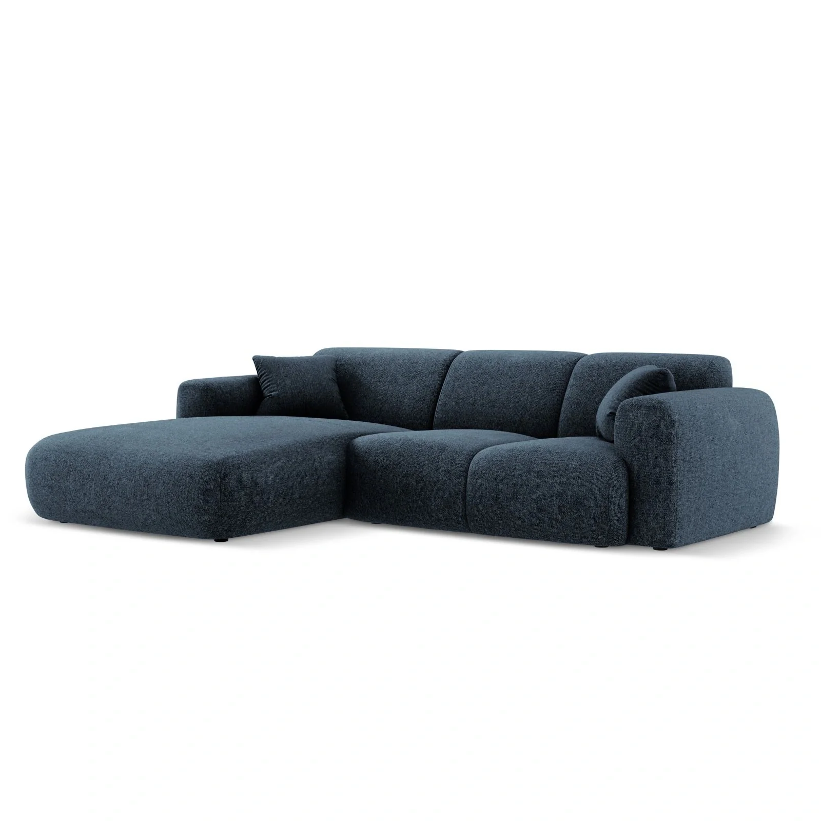 Nolio 4-Sitzer Ecksofa, Linke Seite, aus Samt oder Chenille, 260x170x72 cm - Image 34