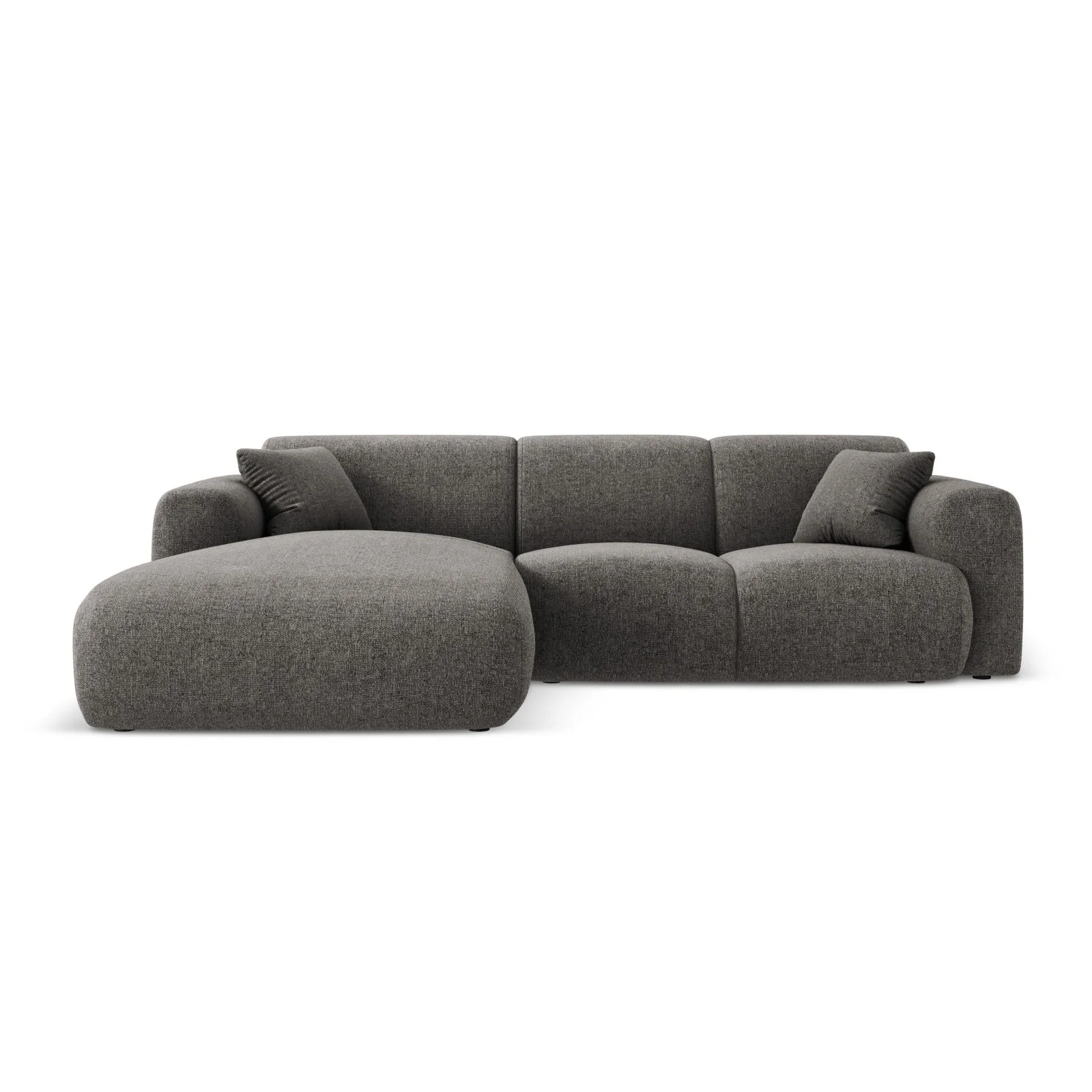 Nolio 4-Sitzer Ecksofa, Linke Seite, aus Samt oder Chenille, 260x170x72 cm - Image 43