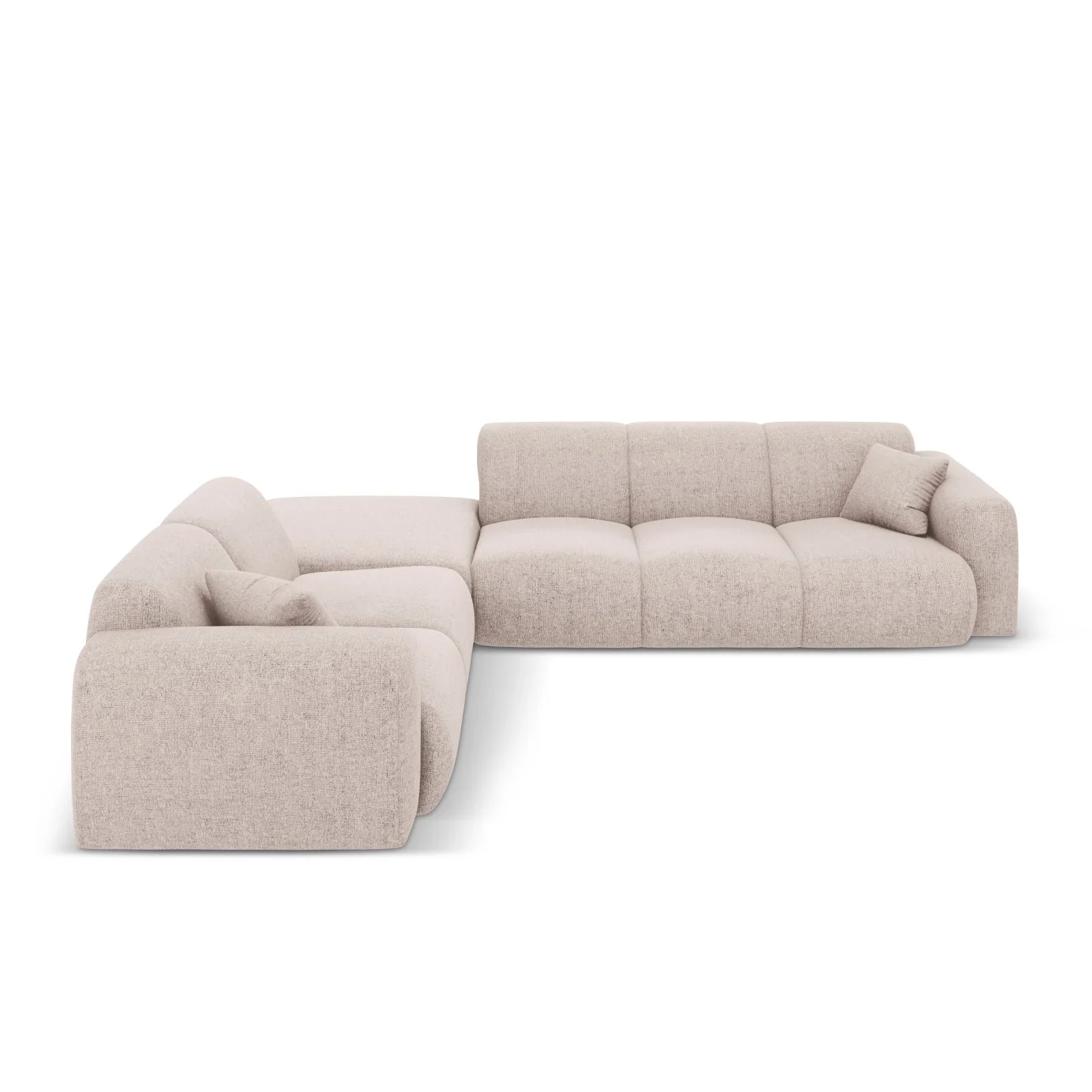 Nolio 4-Sitzer Ecksofa, Linke Seite, aus Samt oder Chenille, 315x250 cm - Image 10
