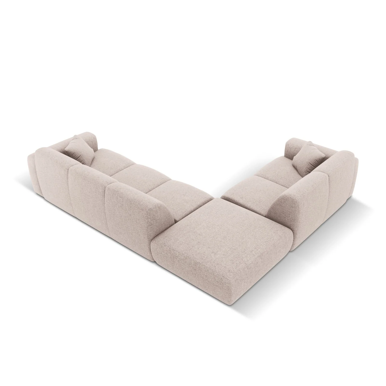 Nolio 4-Sitzer Ecksofa, Linke Seite, aus Samt oder Chenille, 315x250 cm - Image 11
