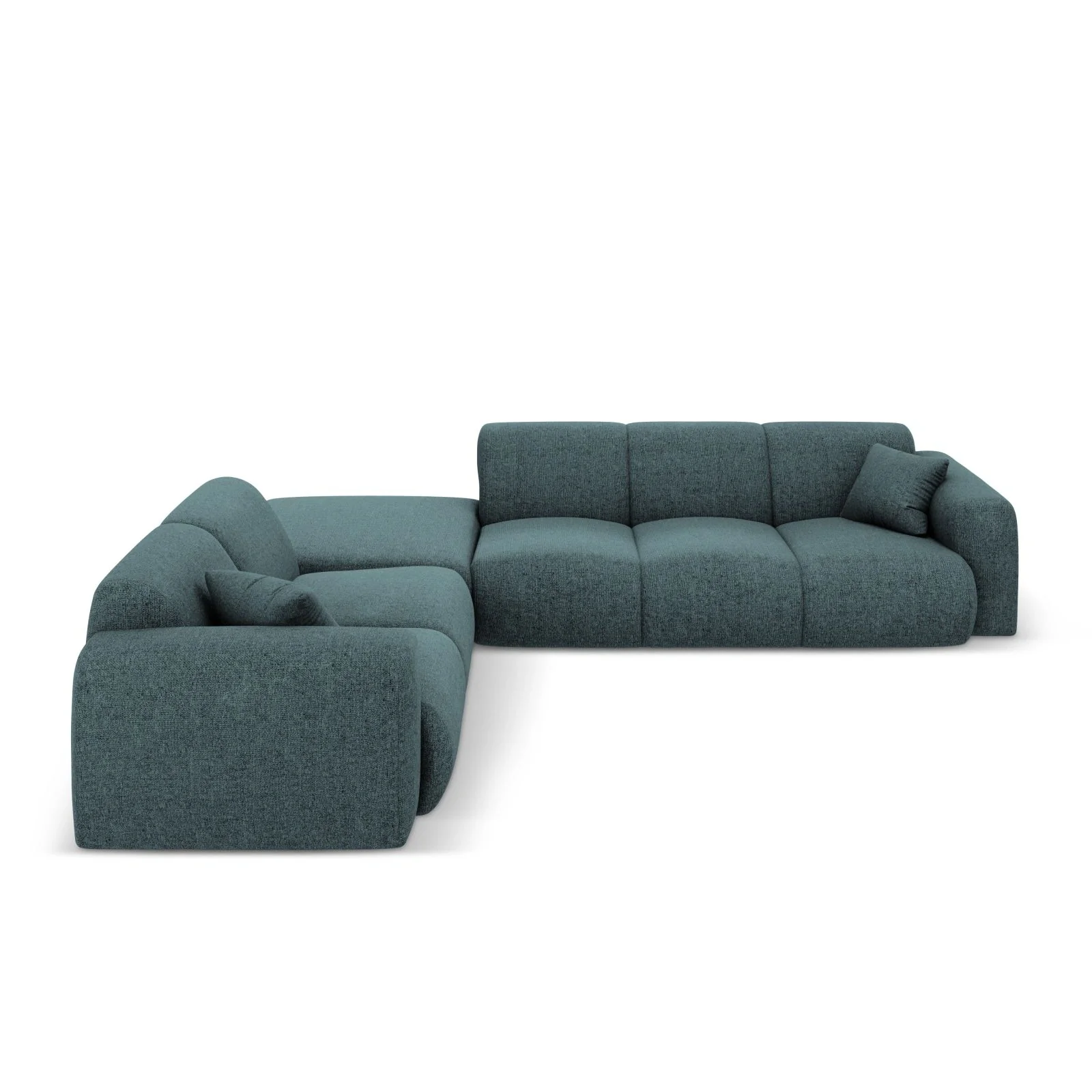 Nolio 4-Sitzer Ecksofa, Linke Seite, aus Samt oder Chenille, 315x250 cm - Image 28