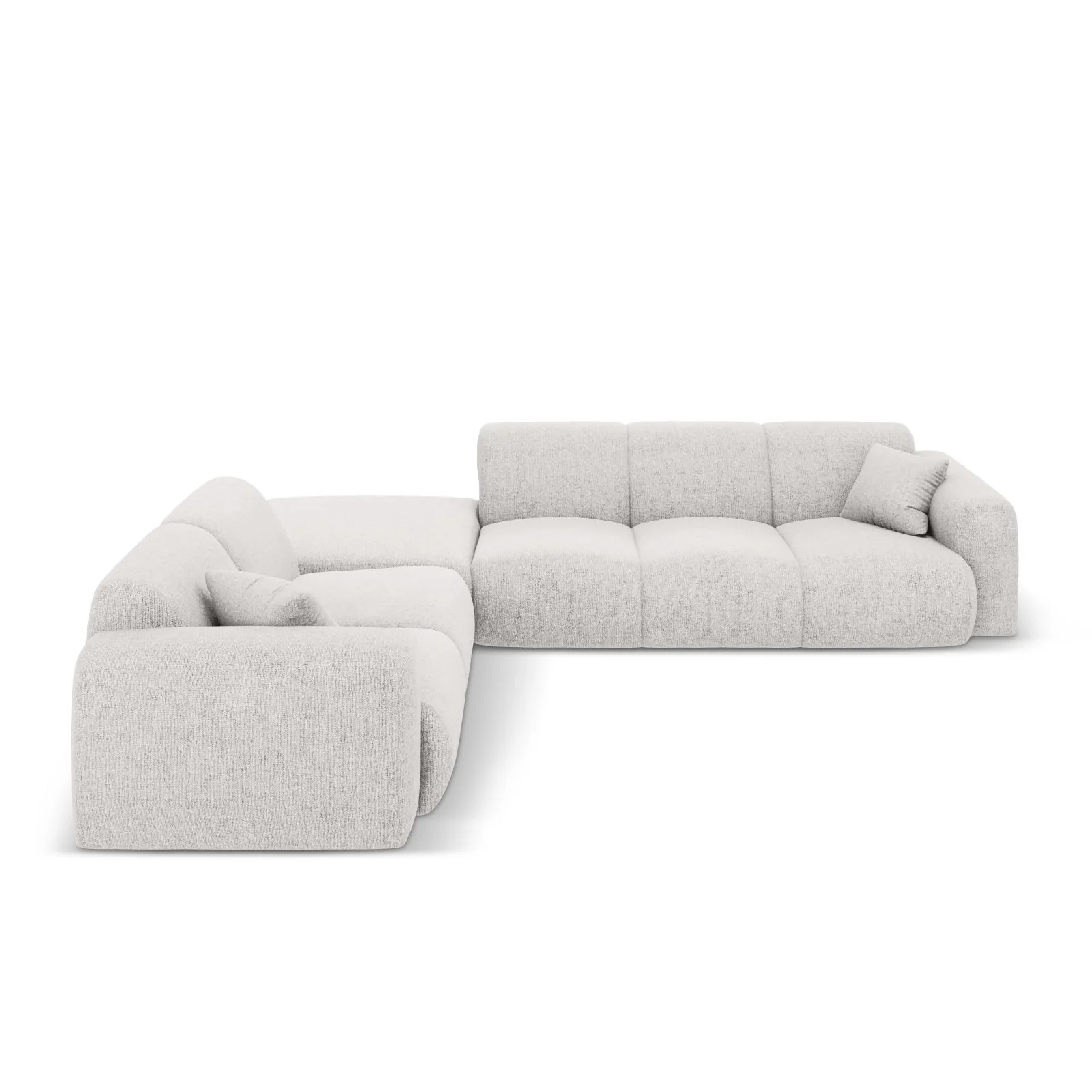 Nolio 4-Sitzer Ecksofa, Linke Seite, aus Samt oder Chenille, 315x250 cm - Image 40