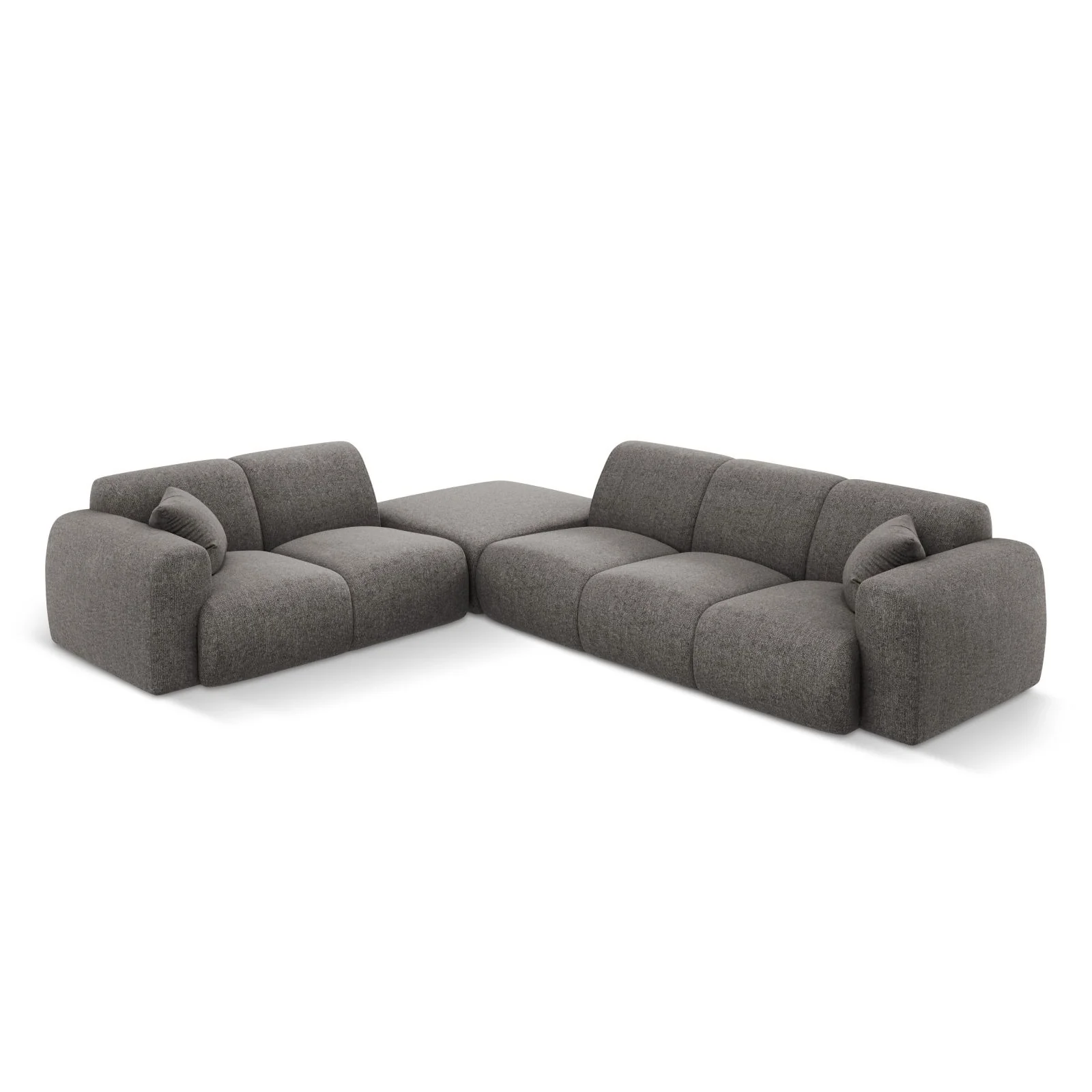 Nolio 4-Sitzer Ecksofa, Linke Seite, aus Samt oder Chenille, 315x250 cm - Image 43