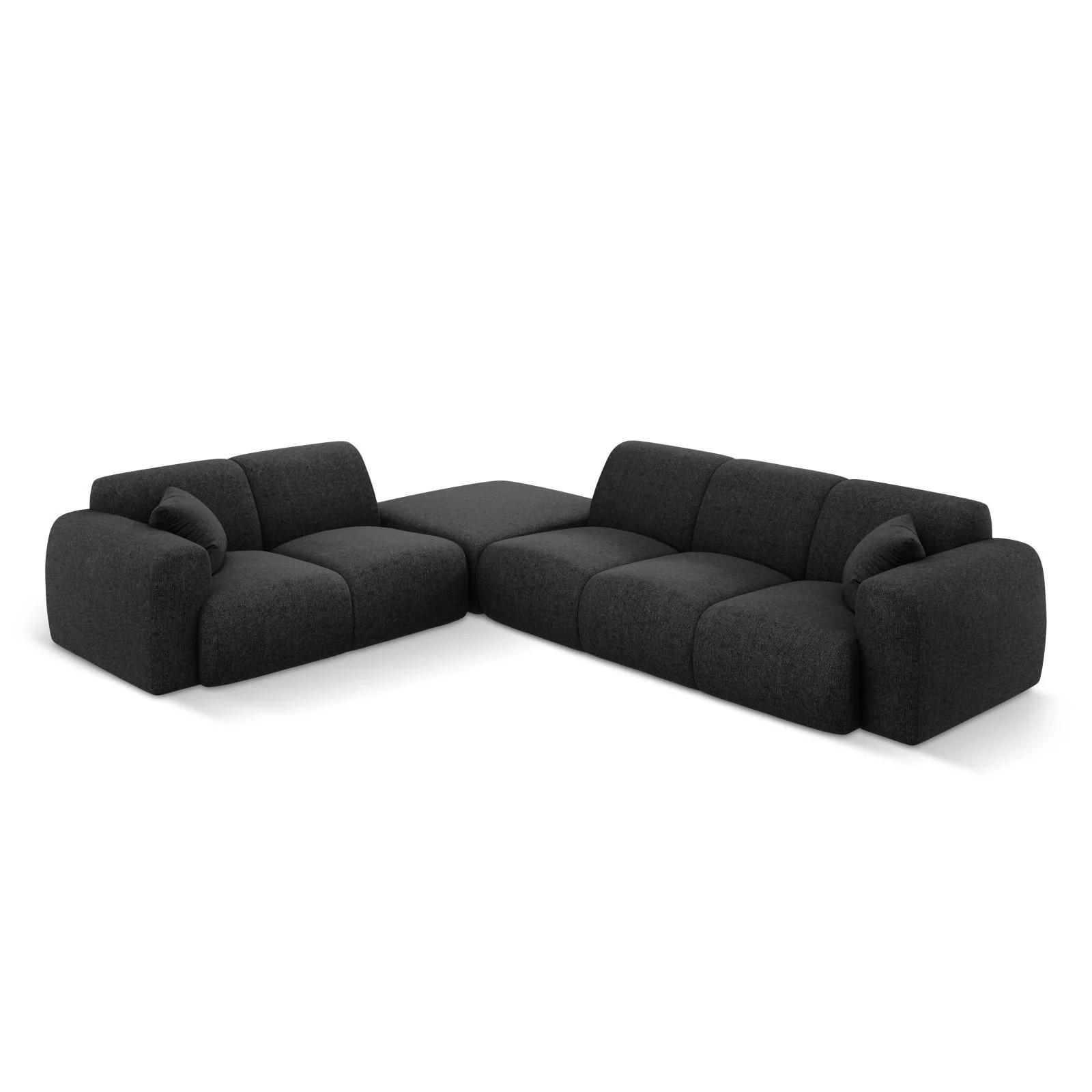 Nolio 4-Sitzer Ecksofa, Linke Seite, aus Samt oder Chenille, 315x250 cm - Image 49