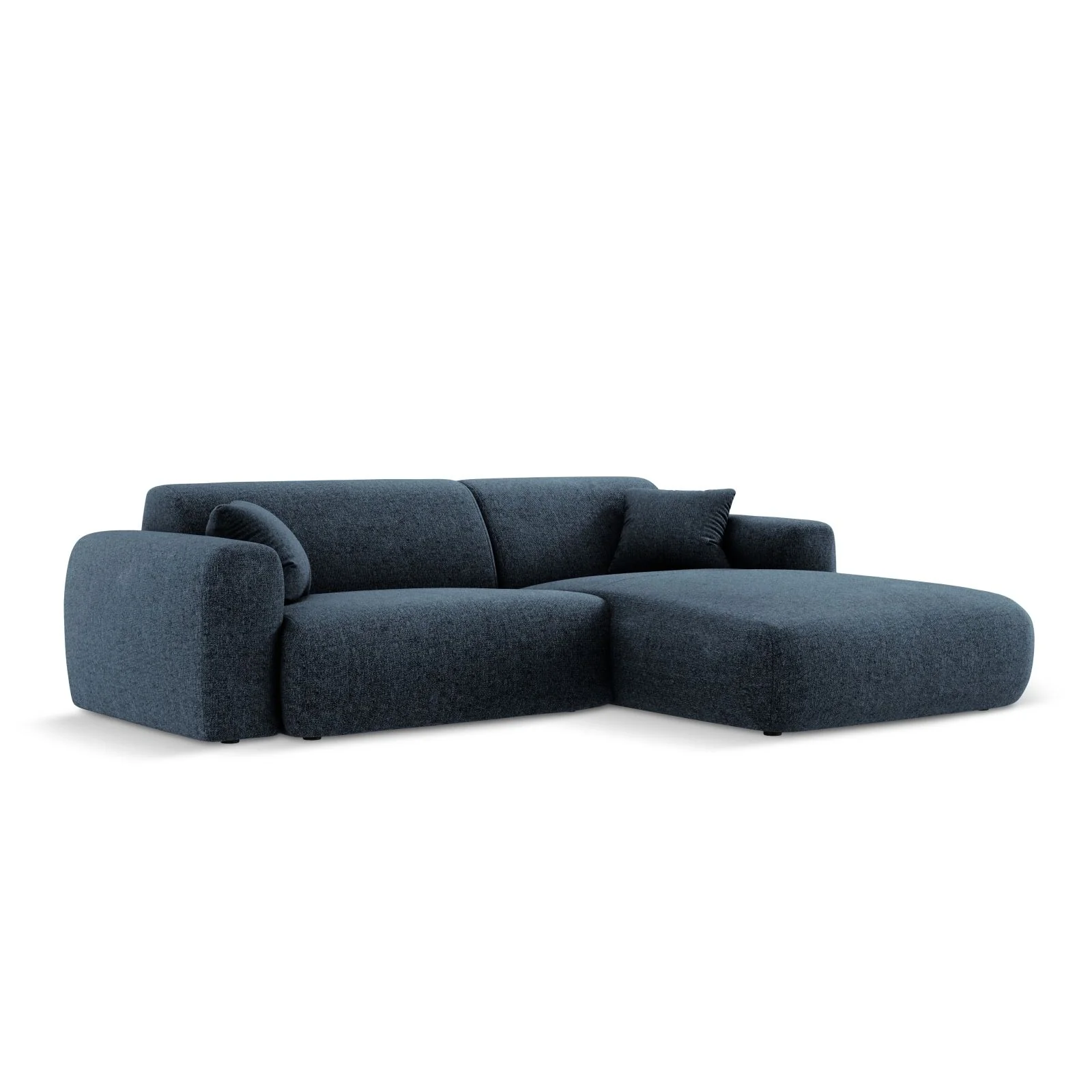 Nolio 4-Sitzer Ecksofa, Rechte Seite, aus Samt oder Chenille, 235x170x72 cm - Image 34
