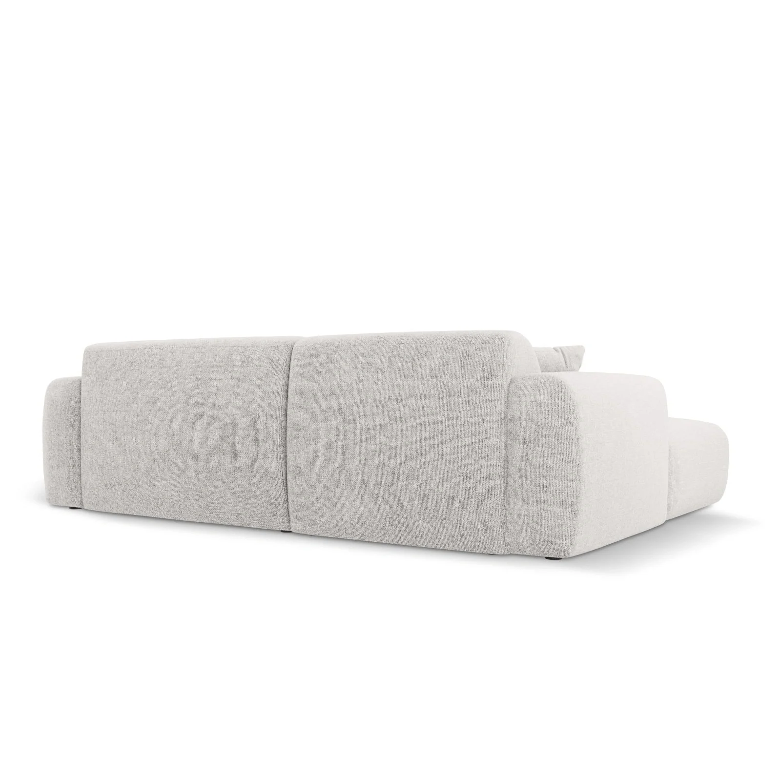 Nolio 4-Sitzer Ecksofa, Rechte Seite, aus Samt oder Chenille, 235x170x72 cm - Image 41