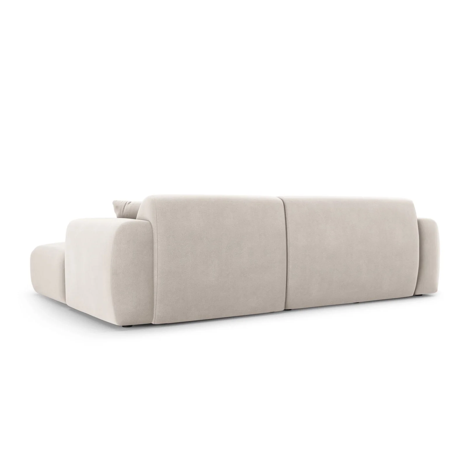 Nolio 4-Sitzer Ecksofa, Rechte Seite, aus Samt oder Chenille, 235x170x72 cm - Image 59