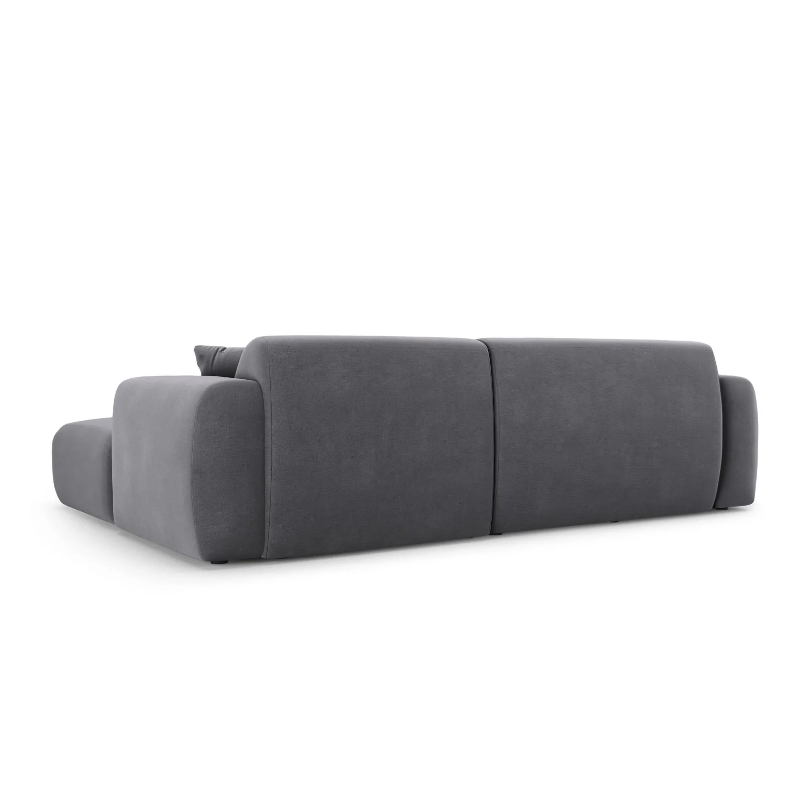 Nolio 4-Sitzer Ecksofa, Rechte Seite, aus Samt oder Chenille, 235x170x72 cm - Image 71