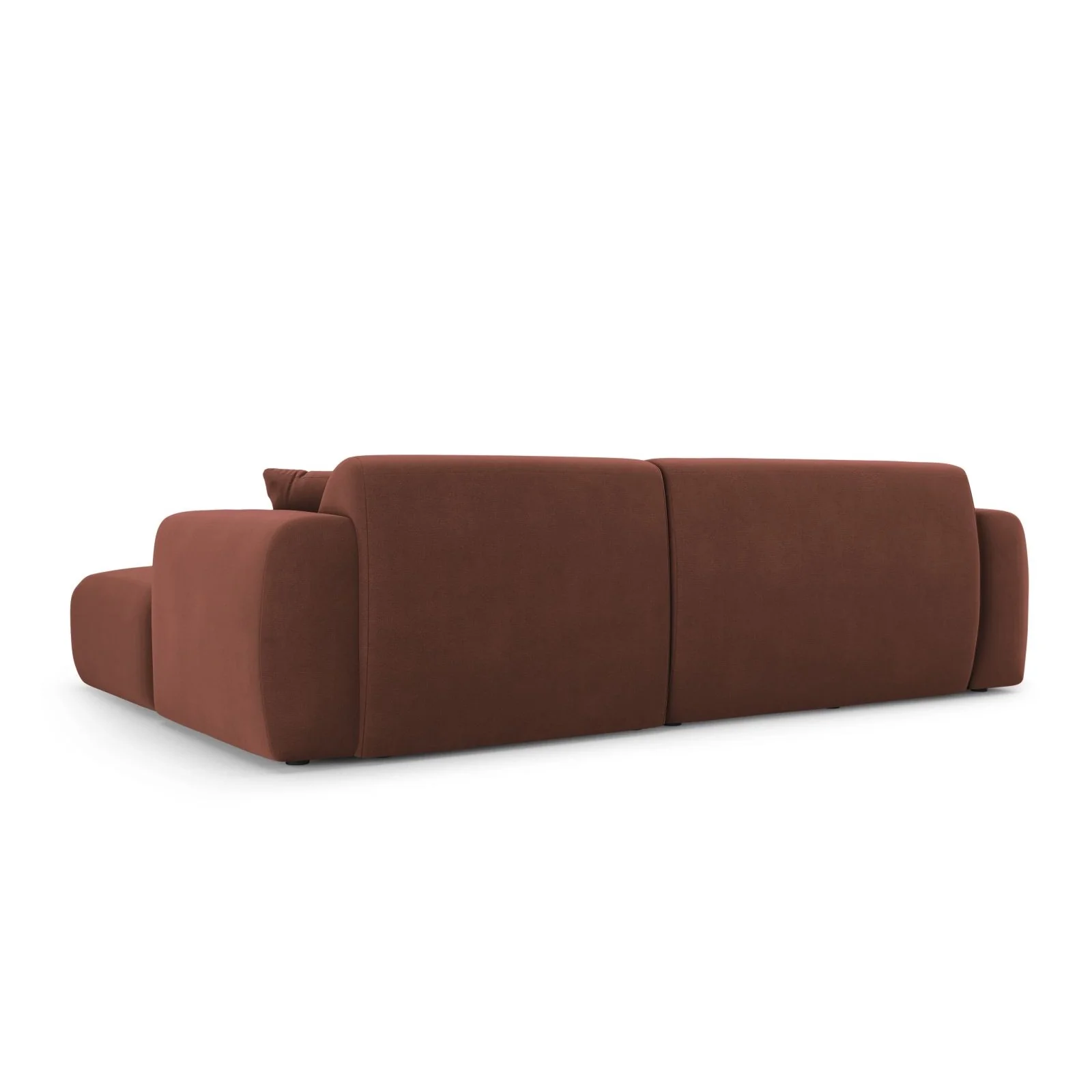 Nolio 4-Sitzer Ecksofa, Rechte Seite, aus Samt oder Chenille, 235x170x72 cm - Image 77