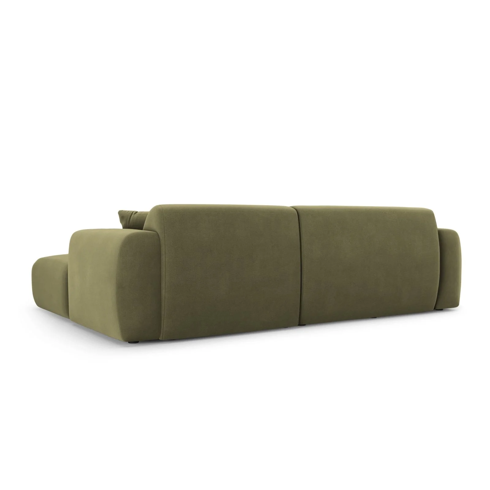 Nolio 4-Sitzer Ecksofa, Rechte Seite, aus Samt oder Chenille, 235x170x72 cm - Image 83