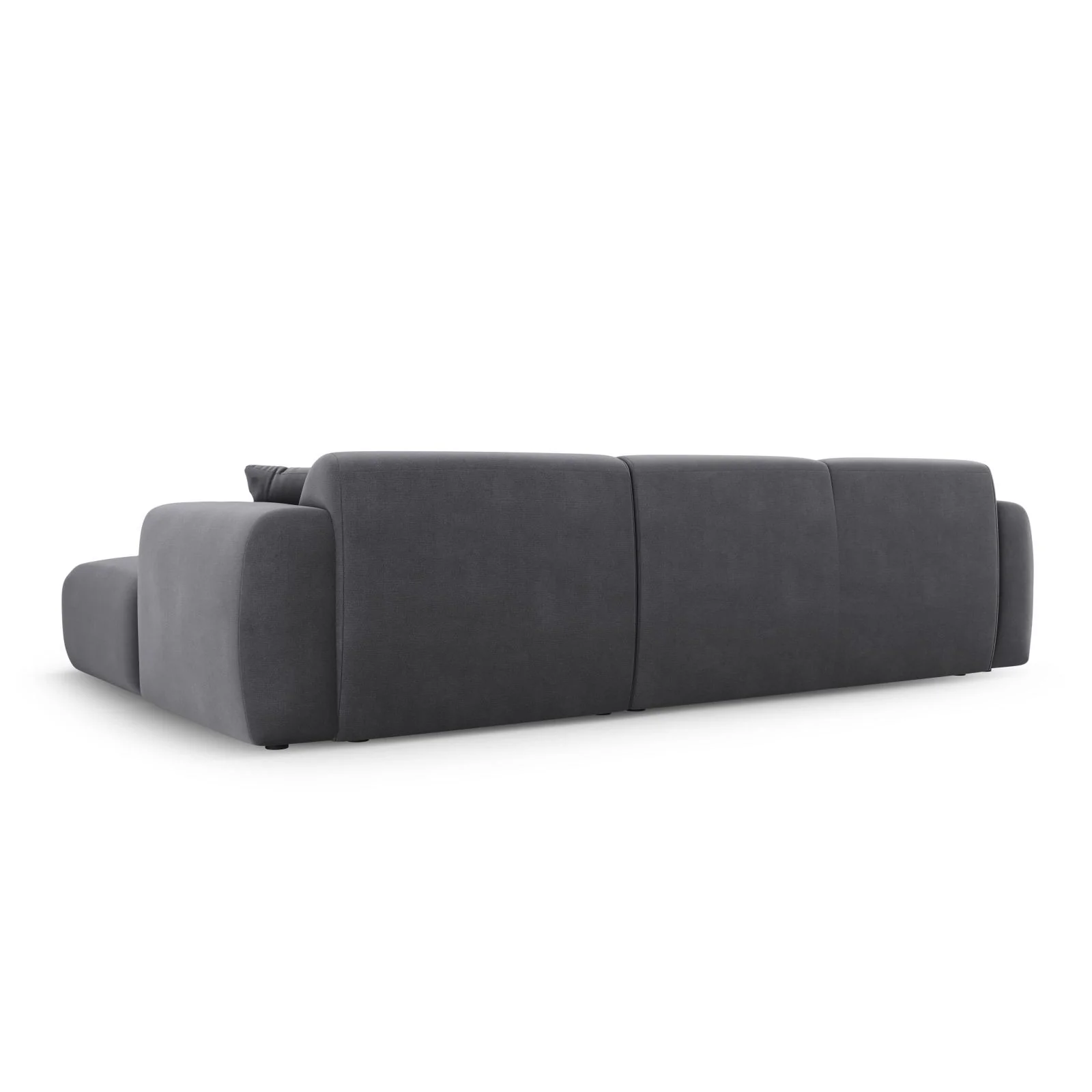 Nolio 4-Sitzer Ecksofa, Rechte Seite, aus Samt oder Chenille, 260x170x72 cm - Image 71